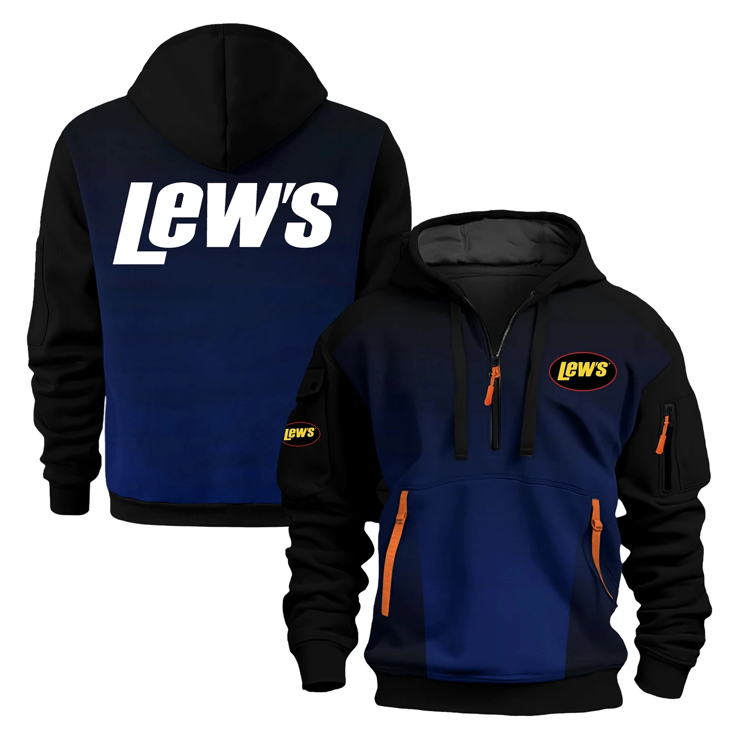 Lew’s Exclusive Logo Half Zipper Hoodie TTFSHHZ3D081902LSZ – Lew’s Hoodie Lew’s Exclusive Logo Half Zipper Hoodie TTFSHHZ3D081902LSZ – Lew’s Hoodie