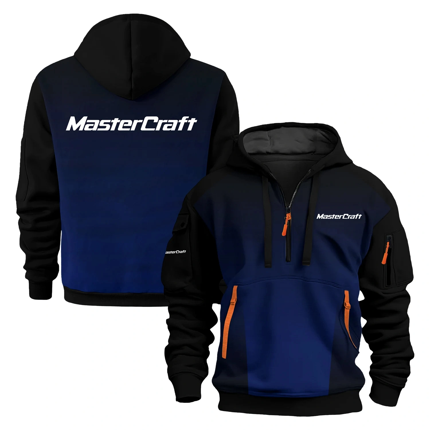 MasterCraft Exclusive Logo Half Zipper Hoodie TTFSHHZ3D081902MSZ – MasterCraft Hoodie
