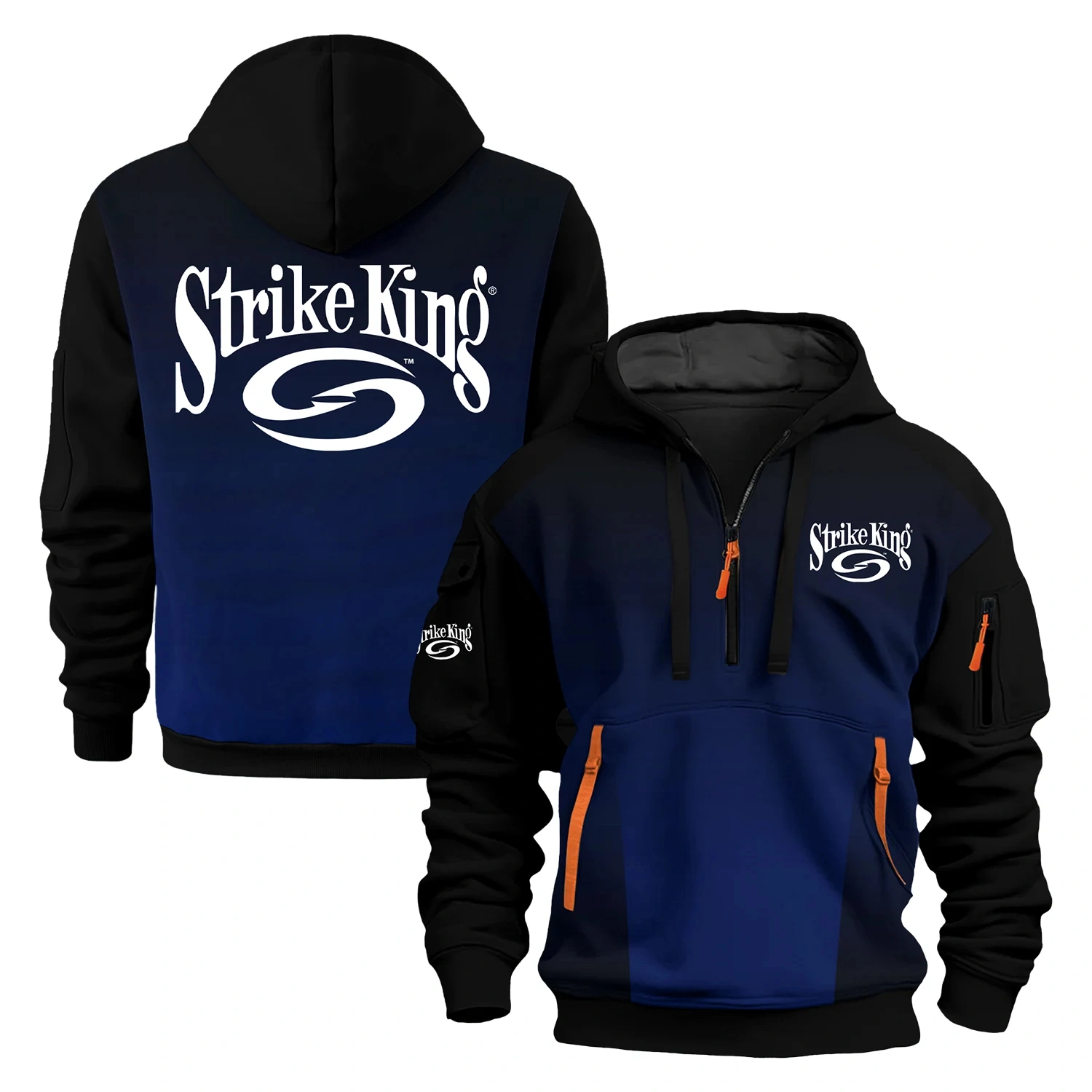 Strike King Exclusive Logo Half Zipper Hoodie TTFSHHZ3D081902SKZ – Strike King Hoodie Strike King Exclusive Logo Half Zipper Hoodie TTFSHHZ3D081902SKZ – Strike King Hoodie