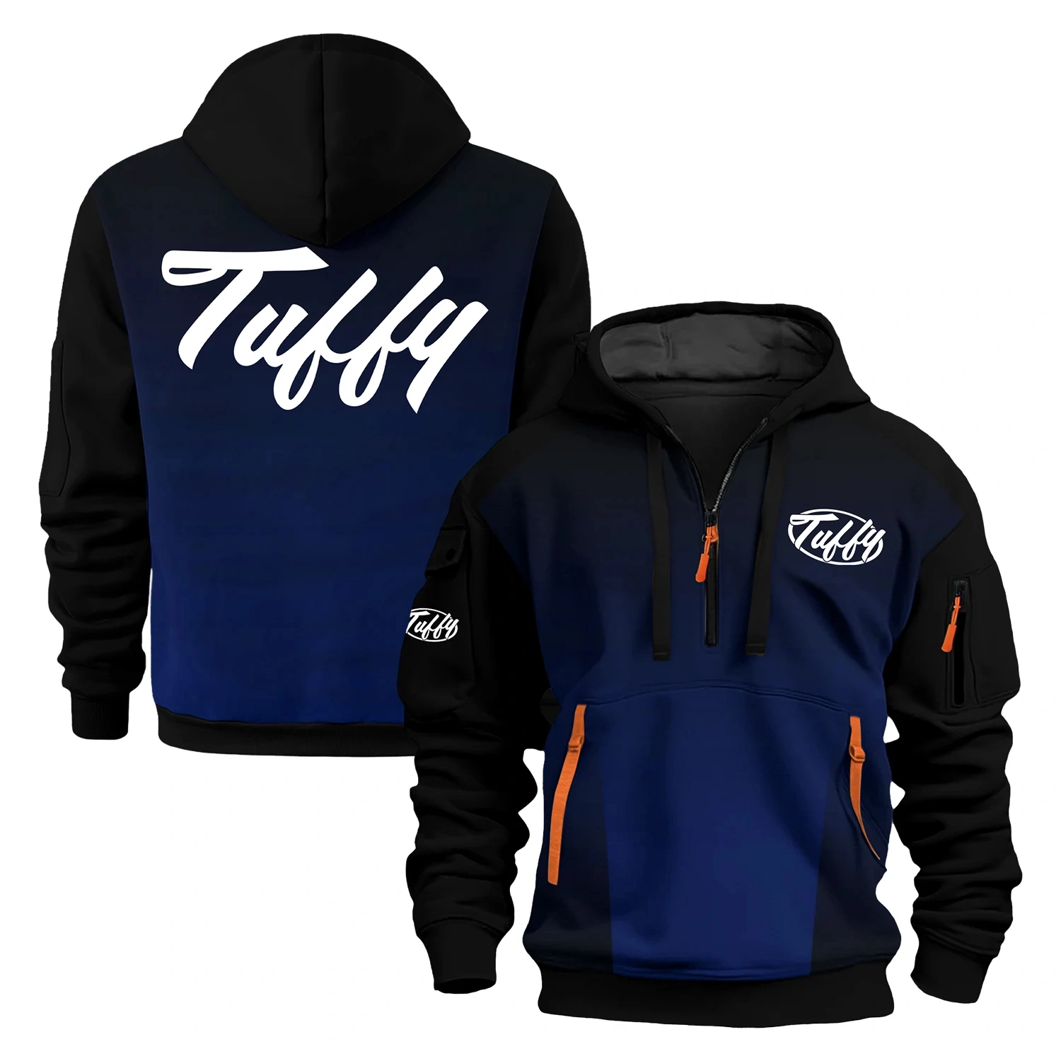 Tuffy Exclusive Logo Half Zipper Hoodie TTFSHHZ3D081902TUZ – Tuffy Hoodie