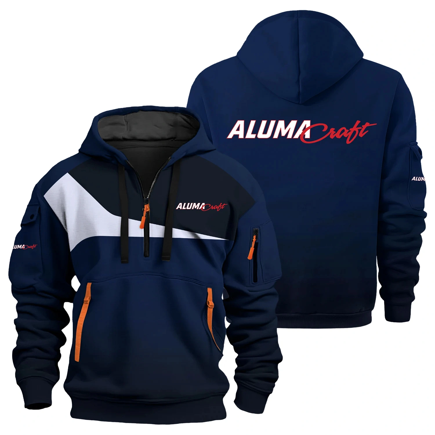 Alumacraft Exclusive Logo Half Zipper Hoodie TTFSHHZ3D081903ACZ – Alumacraft Hoodie