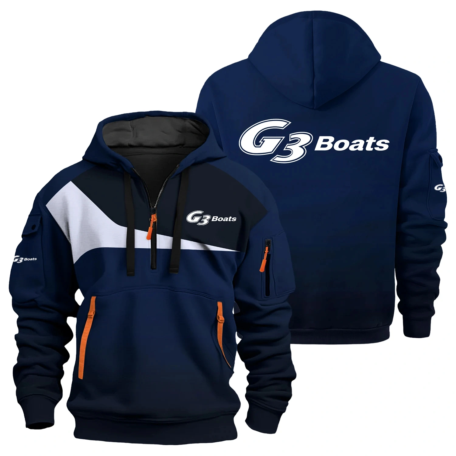 G3 Exclusive Logo Half Zipper Hoodie TTFSHHZ3D081903G3Z – G3 Hoodie