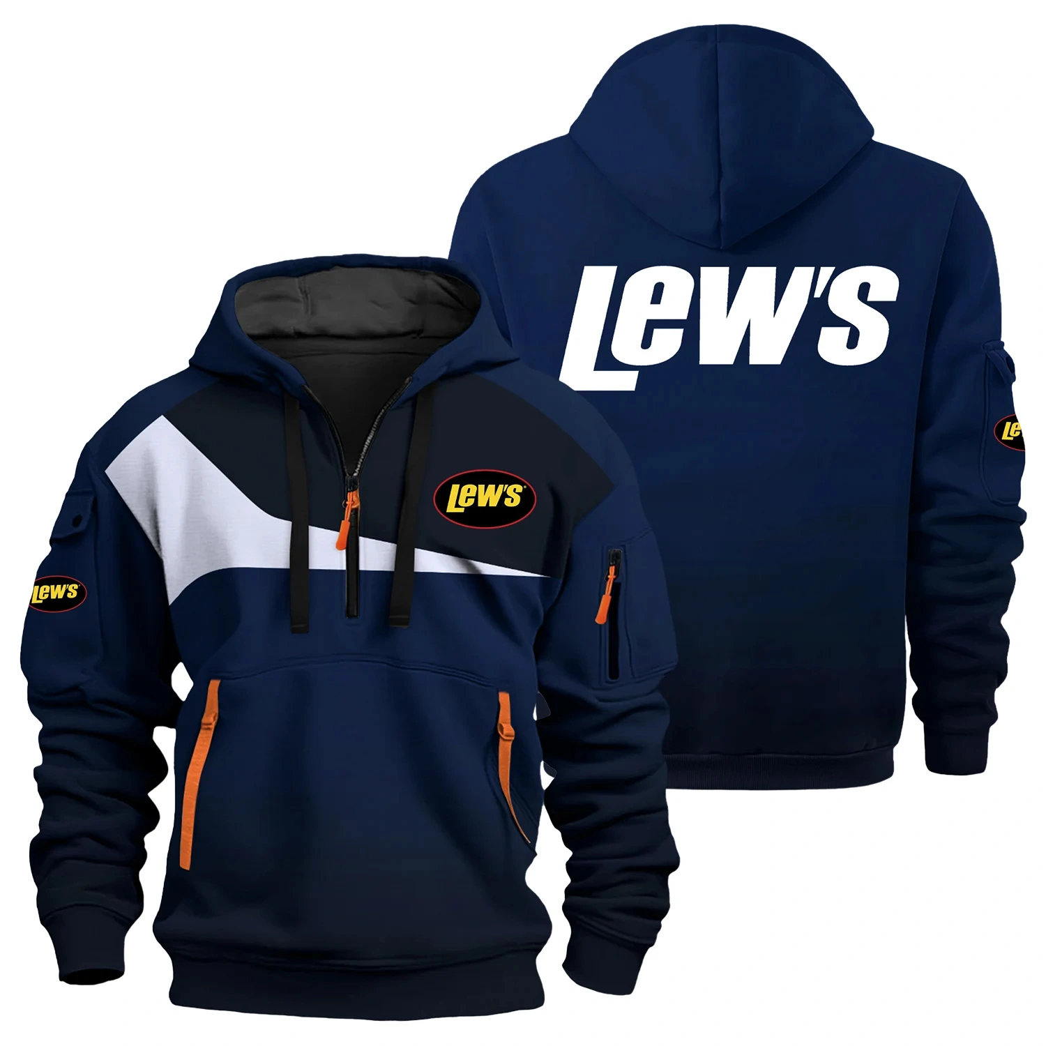 Lew’s Exclusive Logo Half Zipper Hoodie TTFSHHZ3D081903LSZ – Lew’s Hoodie Lew’s Exclusive Logo Half Zipper Hoodie TTFSHHZ3D081903LSZ – Lew’s Hoodie
