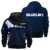 Suzuki Exclusive Logo Half Zipper Hoodie TTFSHHZ3D081903SUZ – Suzuki Hoodie