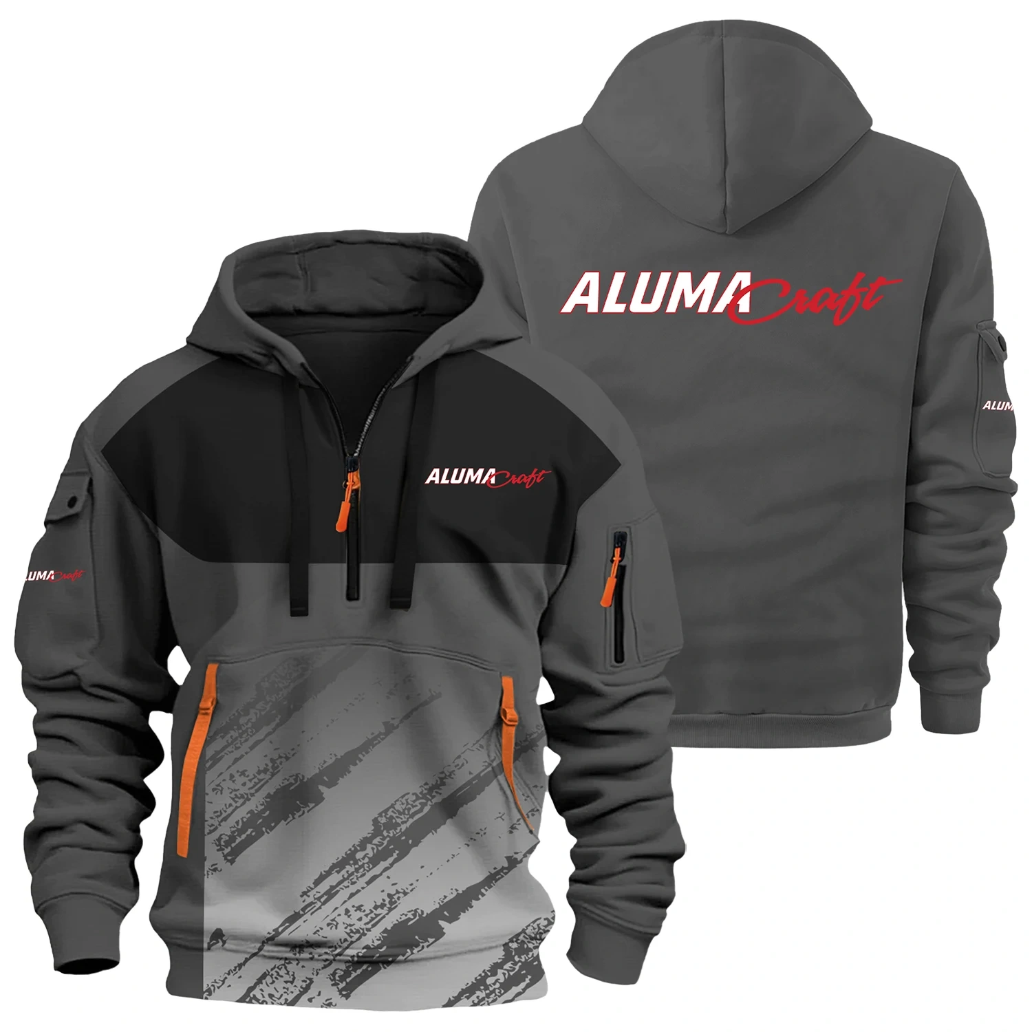 Alumacraft Exclusive Logo Half Zipper Hoodie TTFSHHZ3D081904ACZ – Alumacraft Hoodie