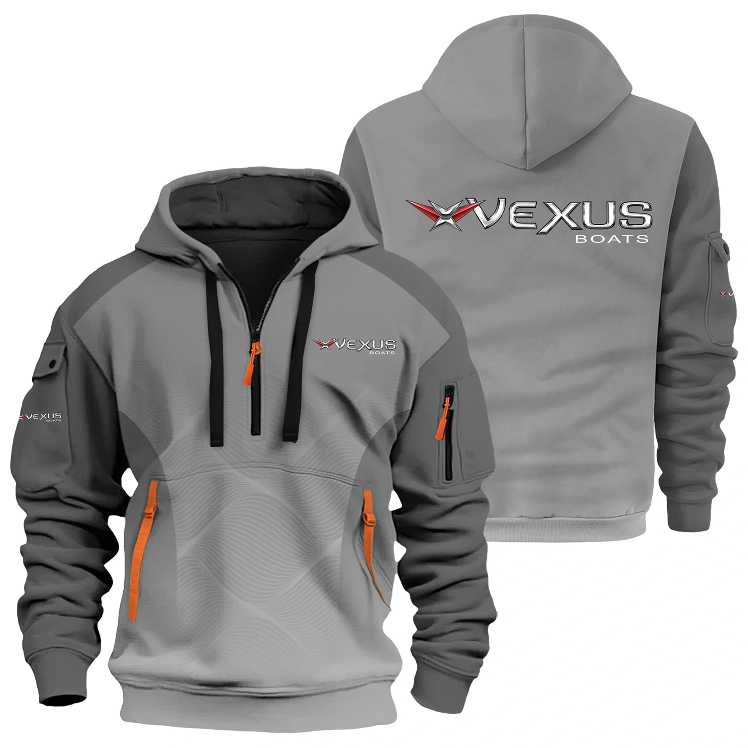 Vexus Exclusive Logo Half Zipper Hoodie TTFSHHZ3D081905VBZ – Vexus Hoodie