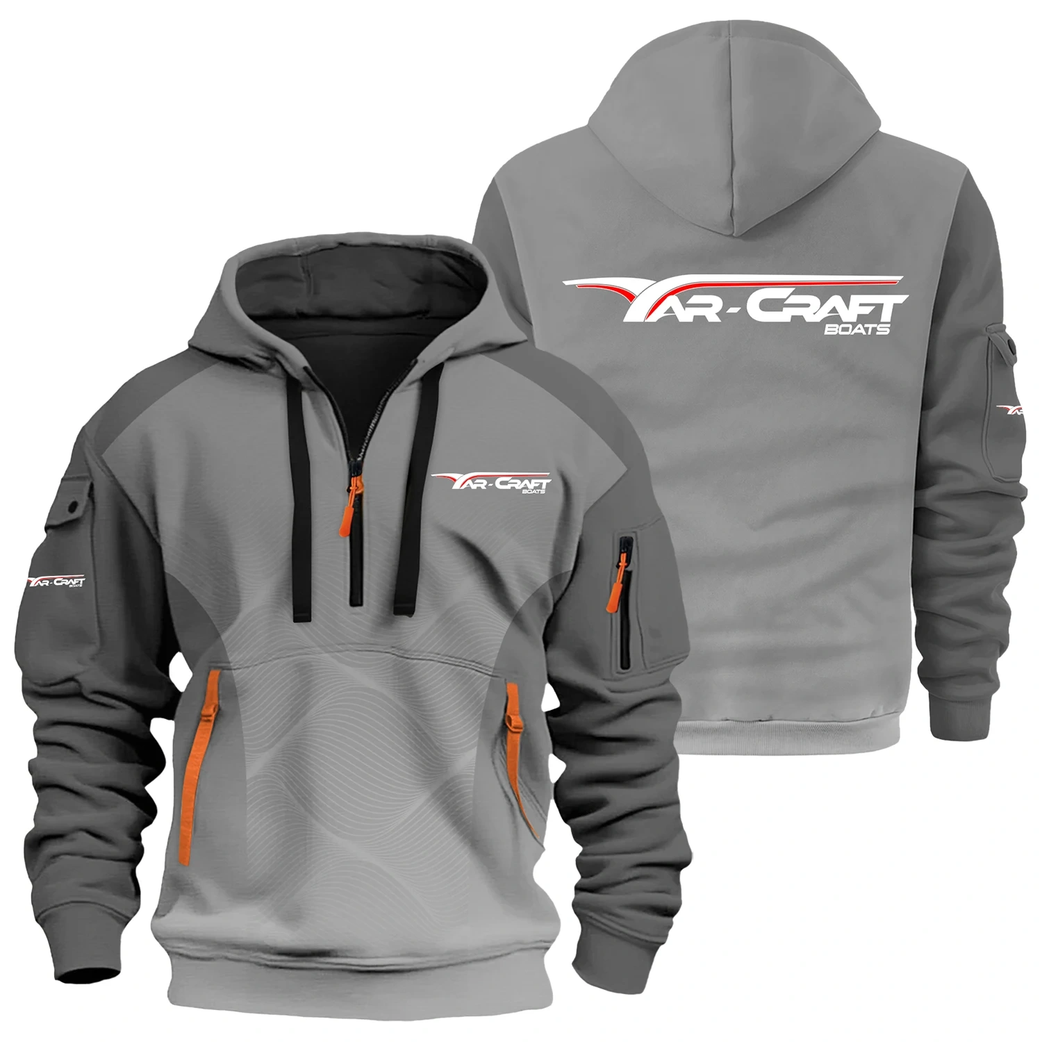 Yar-Craft Exclusive Logo Half Zipper Hoodie TTFSHHZ3D081905YCZ – Yar-Craft Hoodie