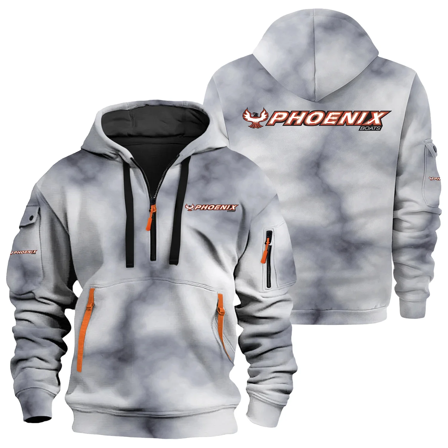 Phoenix Exclusive Logo Half Zipper Hoodie TTFSHHZ3D081906PBZ – Phoenix Hoodie
