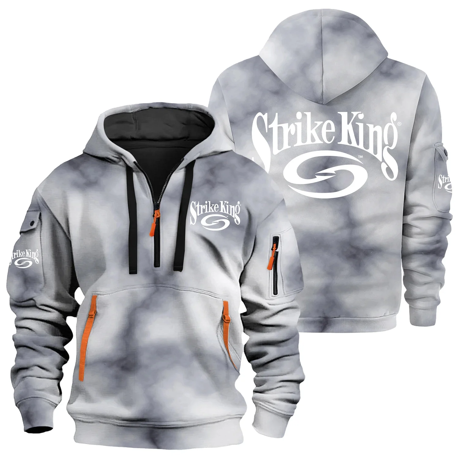 Strike King Exclusive Logo Half Zipper Hoodie TTFSHHZ3D081906SKZ – Strike King Hoodie Strike King Exclusive Logo Half Zipper Hoodie TTFSHHZ3D081906SKZ – Strike King Hoodie