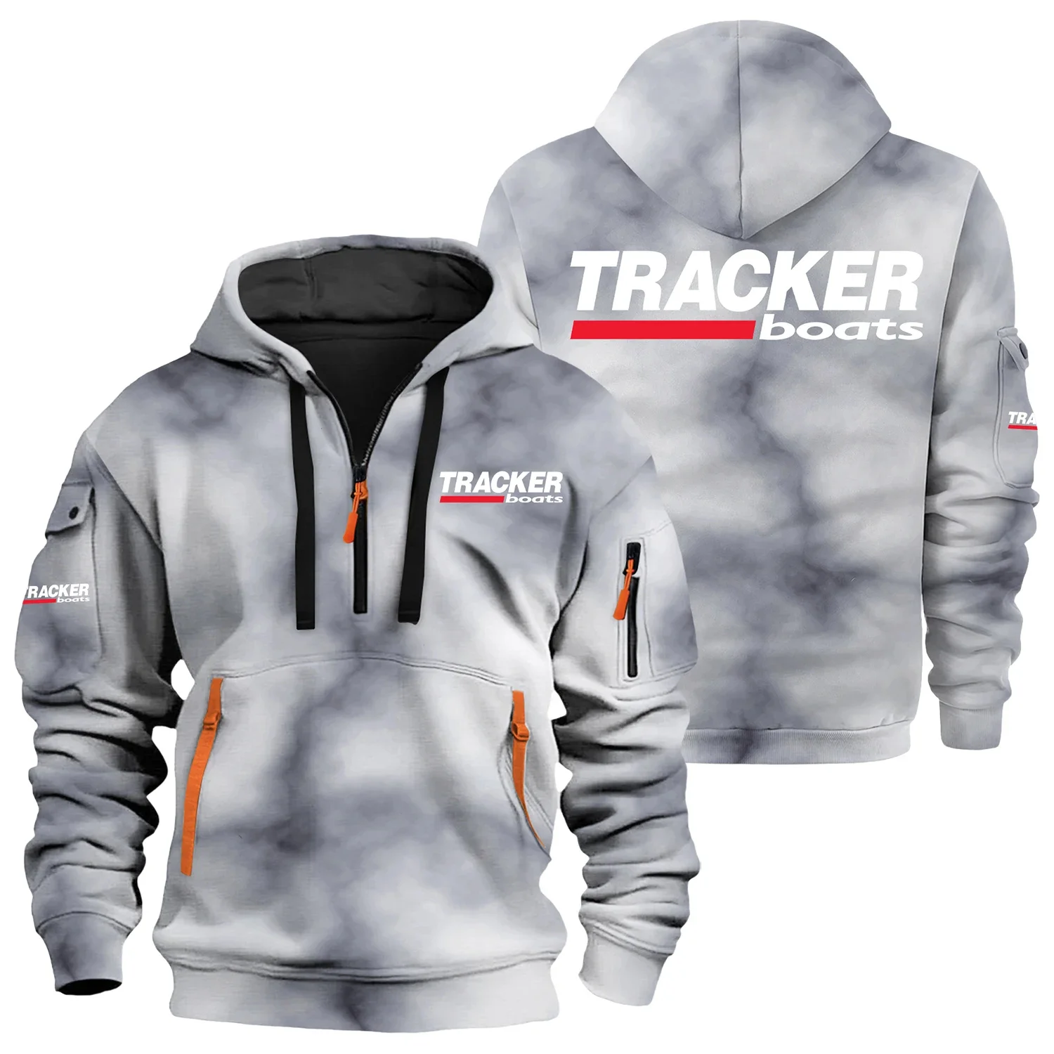 Tracker Exclusive Logo Half Zipper Hoodie TTFSHHZ3D081906TRZ – Tracker Hoodie Tracker Exclusive Logo Half Zipper Hoodie TTFSHHZ3D081906TRZ – Tracker Hoodie