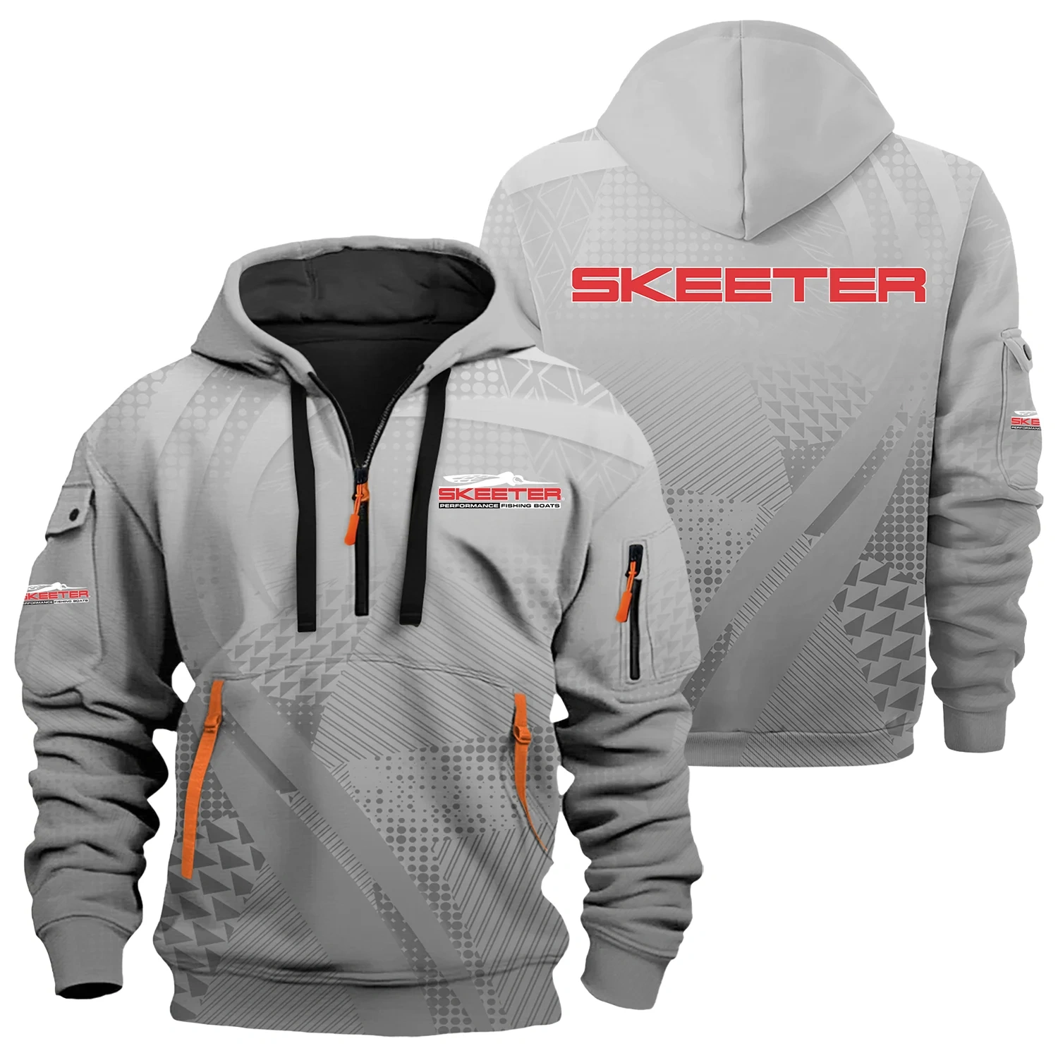 Skeeter Exclusive Logo Half Zipper Hoodie TTFSHHZ3D081907STZ – Skeeter Hoodie Skeeter Exclusive Logo Half Zipper Hoodie TTFSHHZ3D081907STZ – Skeeter Hoodie