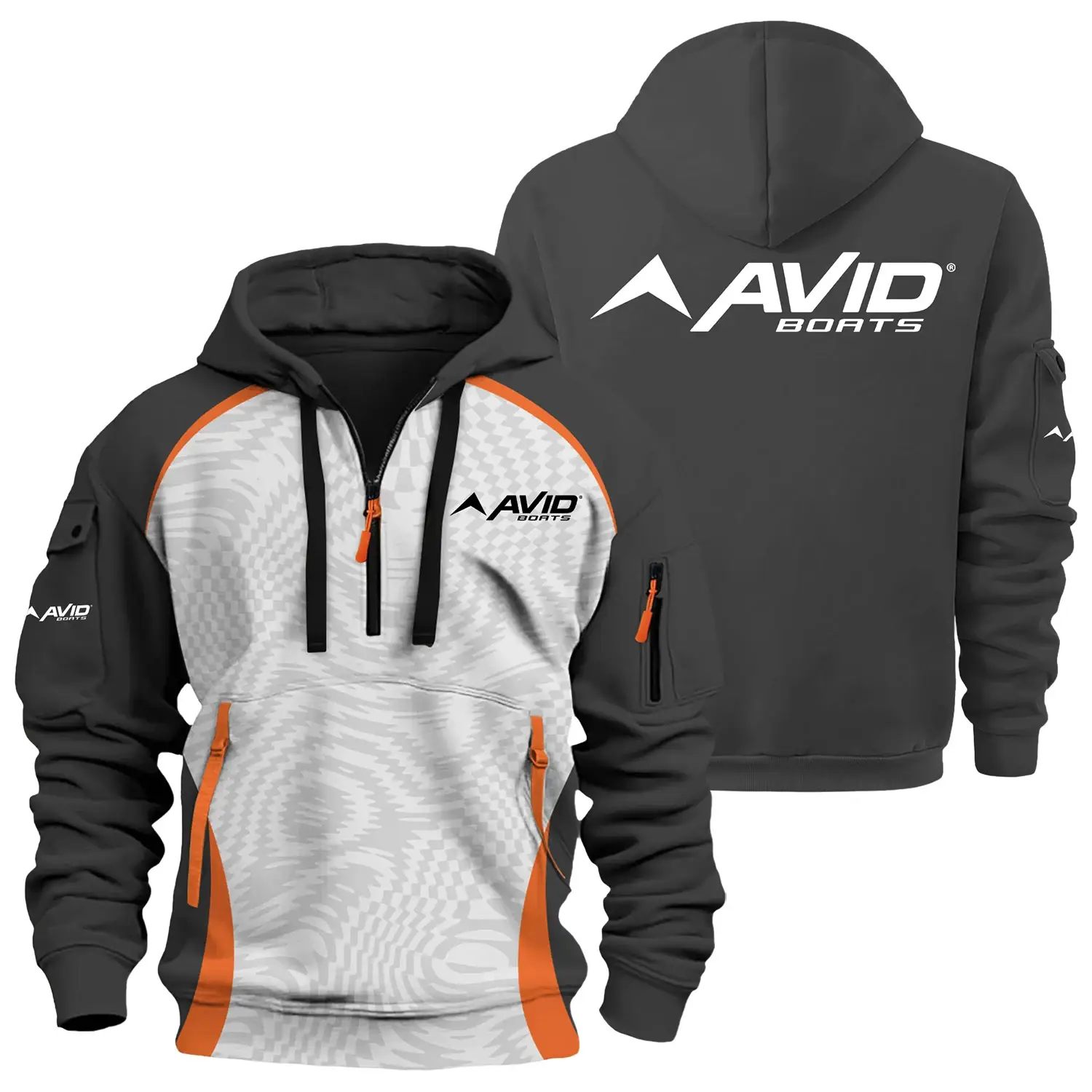 Avid Exclusive Logo Half Zipper Hoodie TTFSHHZ3D081909AVZ – Avid Hoodie