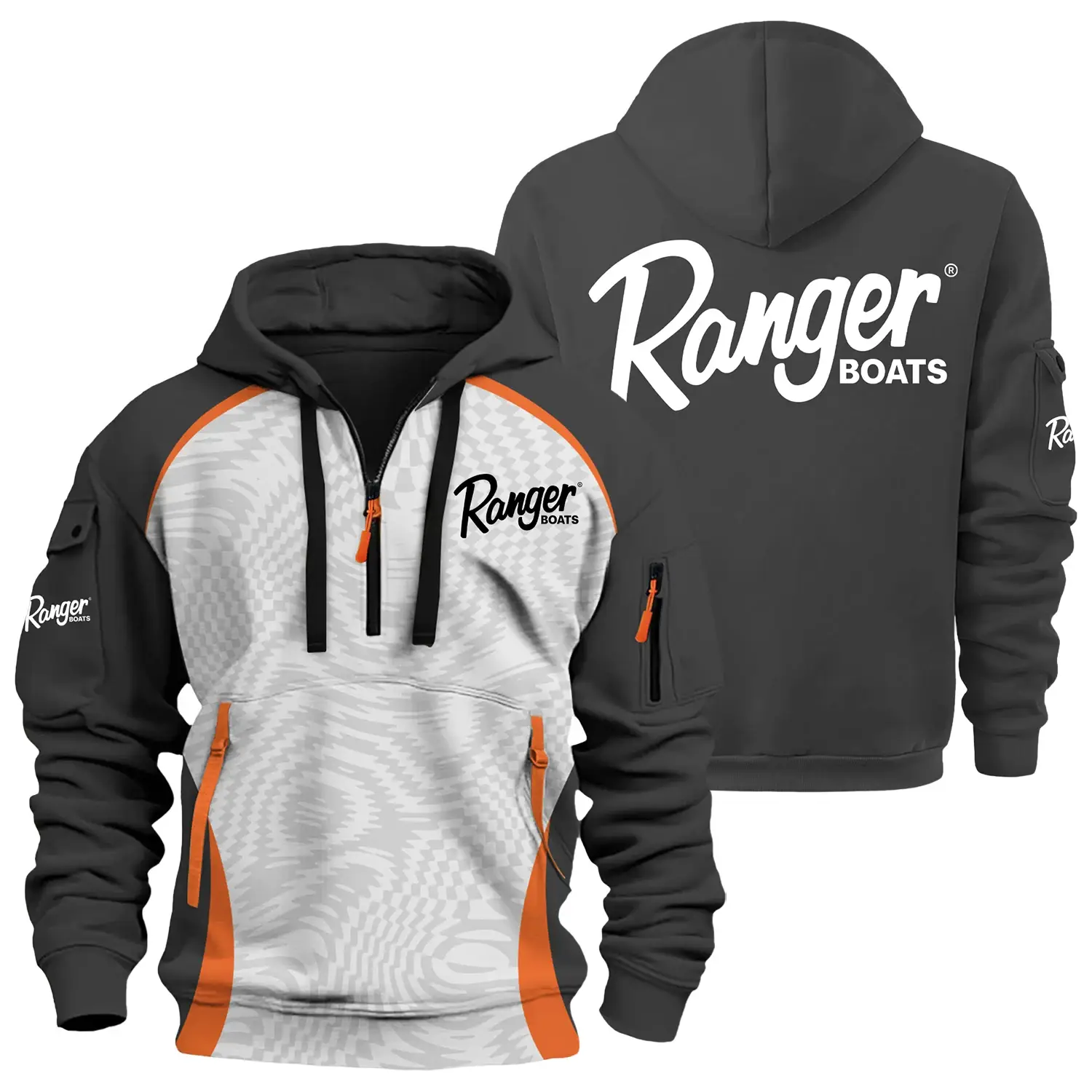 Ranger Exclusive Logo Half Zipper Hoodie TTFSHHZ3D081909RBZ – Ranger Hoodie
