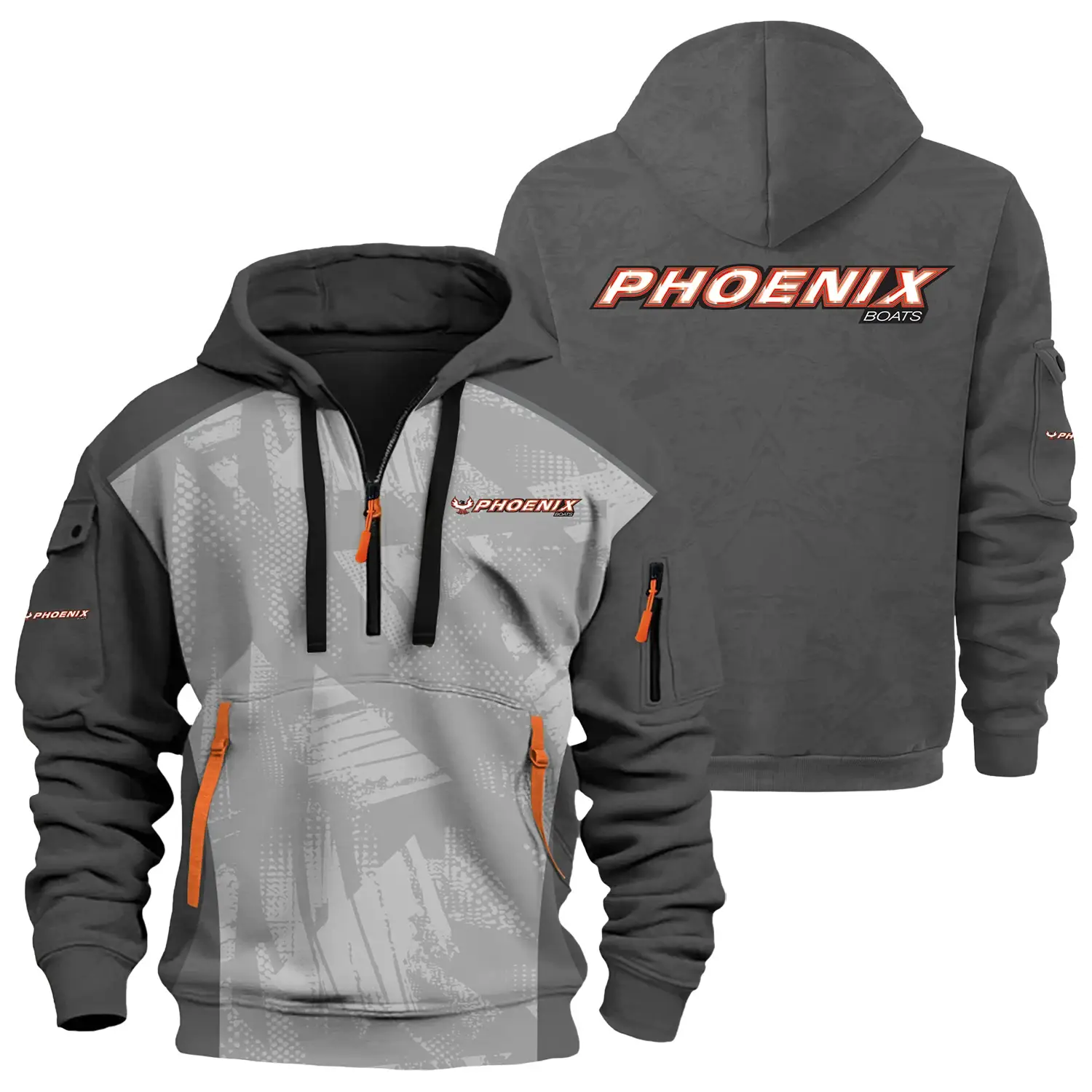 Phoenix Exclusive Logo Half Zipper Hoodie TTFSHHZ3D081910PBZ – Phoenix Hoodie