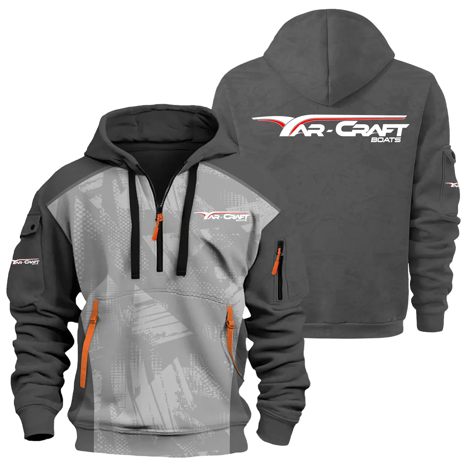Yar-Craft Exclusive Logo Half Zipper Hoodie TTFSHHZ3D081910YCZ – Yar-Craft Hoodie
