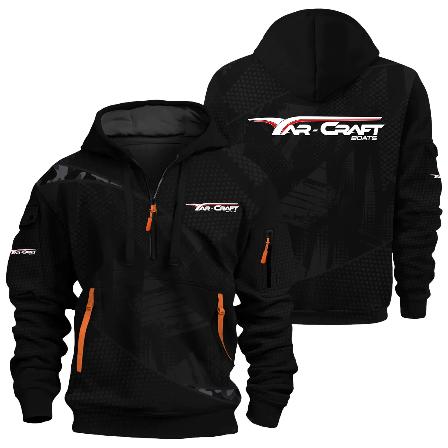 Yar-Craft Exclusive Logo Half Zipper Hoodie TTFSHHZ3D081912YCZ – Yar-Craft Hoodie