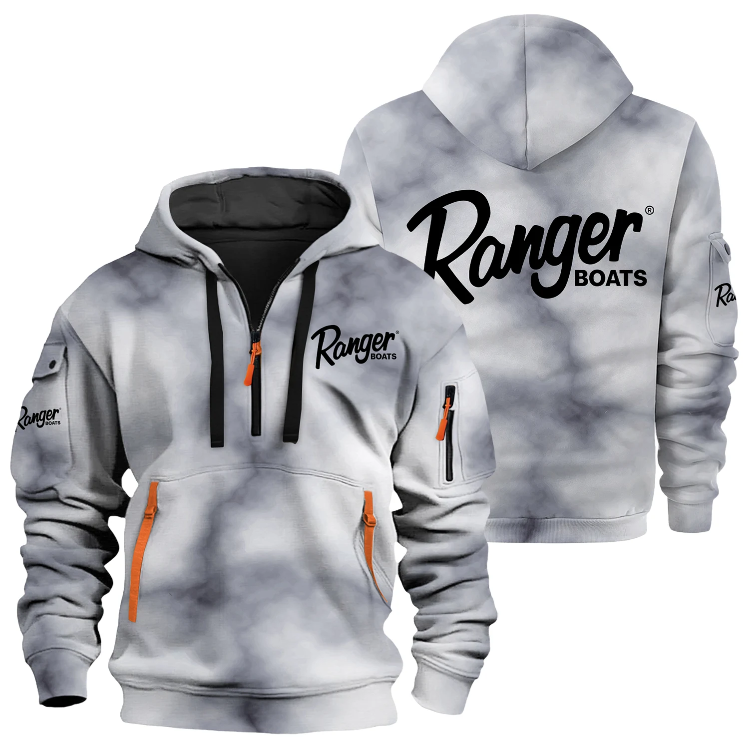 Ranger Exclusive Logo Half Zipper Hoodie TTFSHHZ3D0819A06RBZ – Ranger Hoodie