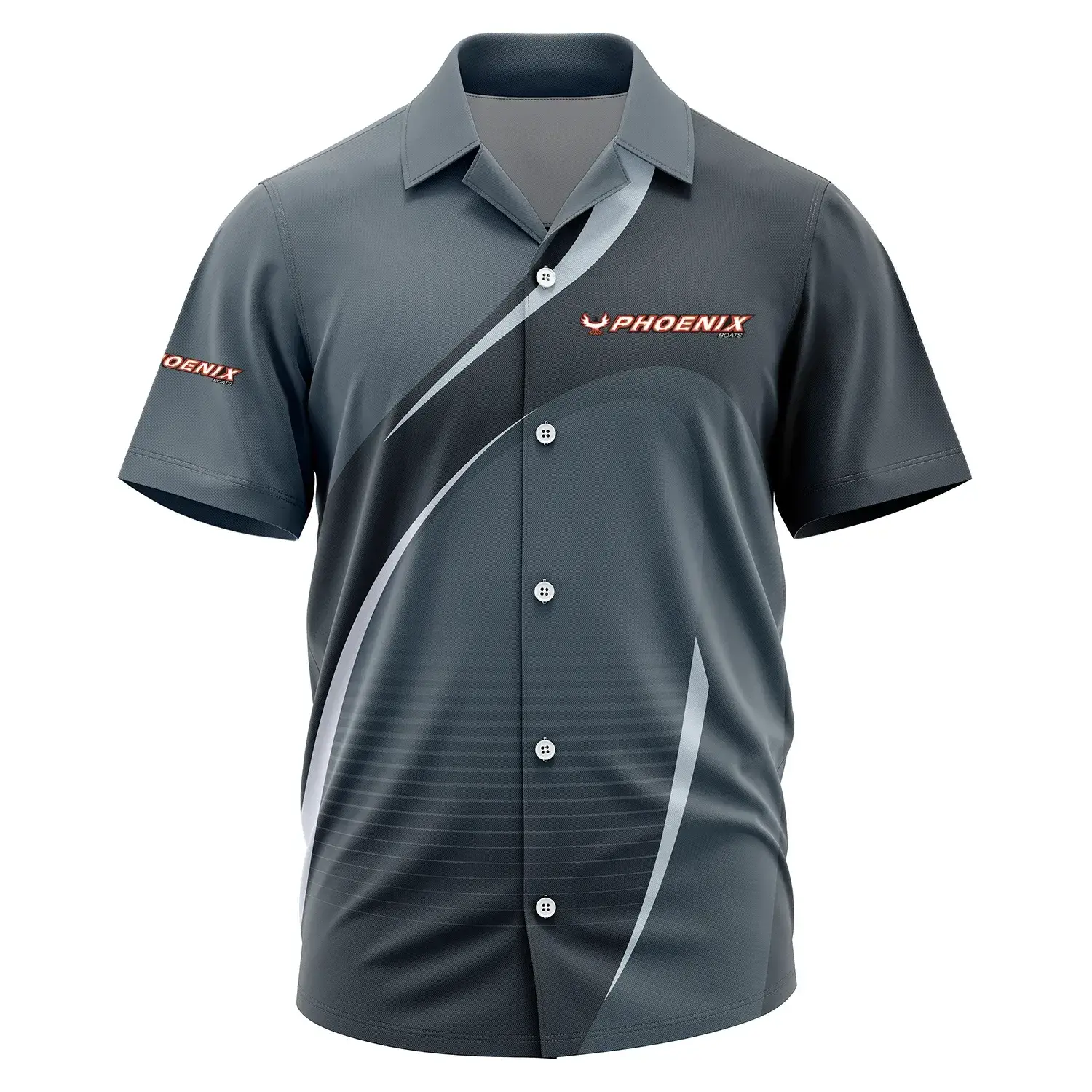 Phoenix Exclusive Logo Short Sleeve Camp Collar Shirt TTFSHWSCS001PBZ – Phoenix Camp Collar Shirt Phoenix Exclusive Logo Short Sleeve Camp Collar Shirt TTFSHWSCS001PBZ – Phoenix Camp Collar Shirt
