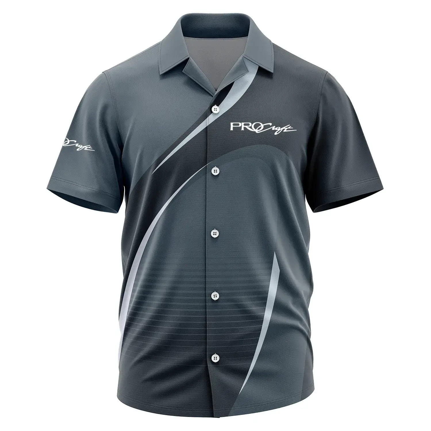 Procraft Exclusive Logo Short Sleeve Camp Collar Shirt TTFSHWSCS001PCZ – Procraft Camp Collar Shirt