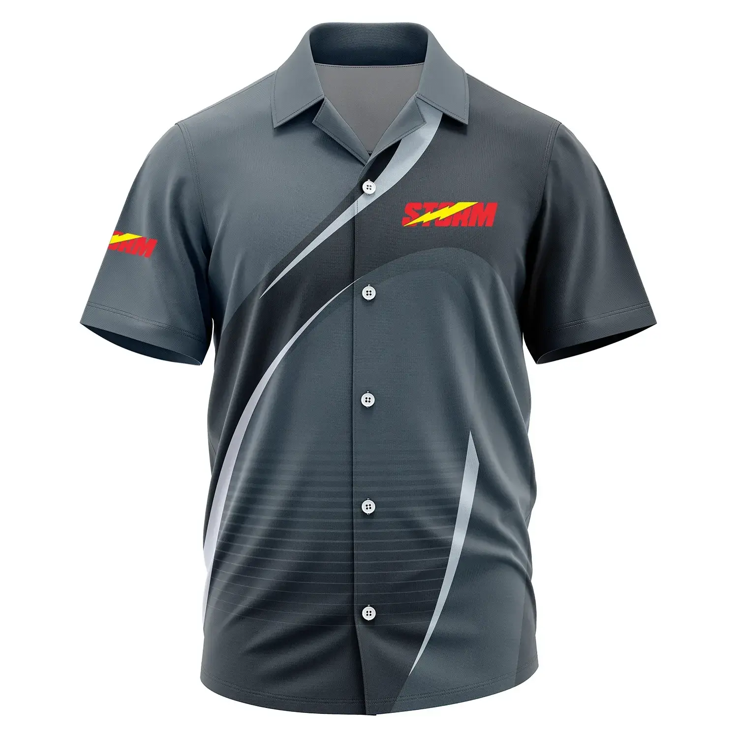Storm Exclusive Logo Short Sleeve Camp Collar Shirt TTFSHWSCS001SOZ – Storm Camp Collar Shirt