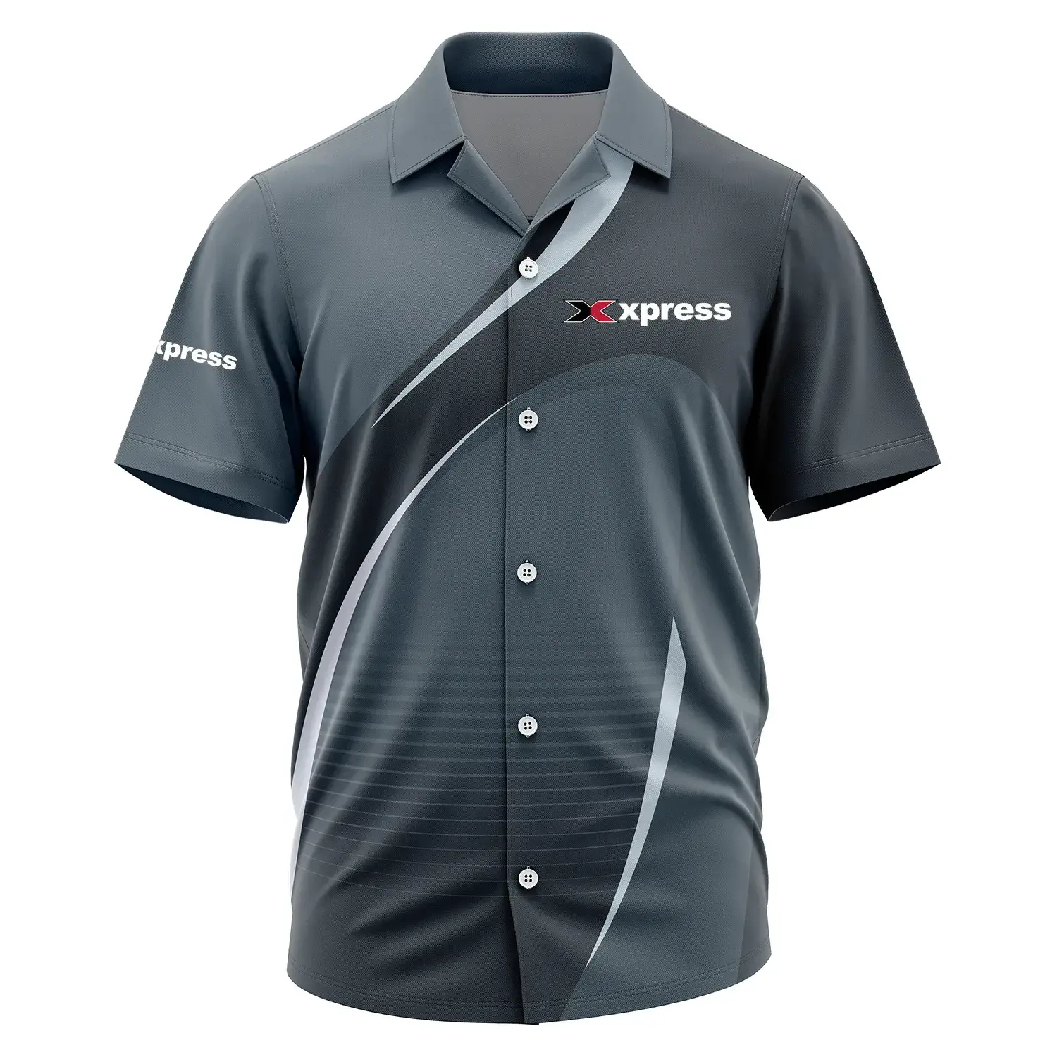 Xpress Exclusive Logo Short Sleeve Camp Collar Shirt TTFSHWSCS001XBZ – Xpress Camp Collar Shirt Xpress Exclusive Logo Short Sleeve Camp Collar Shirt TTFSHWSCS001XBZ – Xpress Camp Collar Shirt