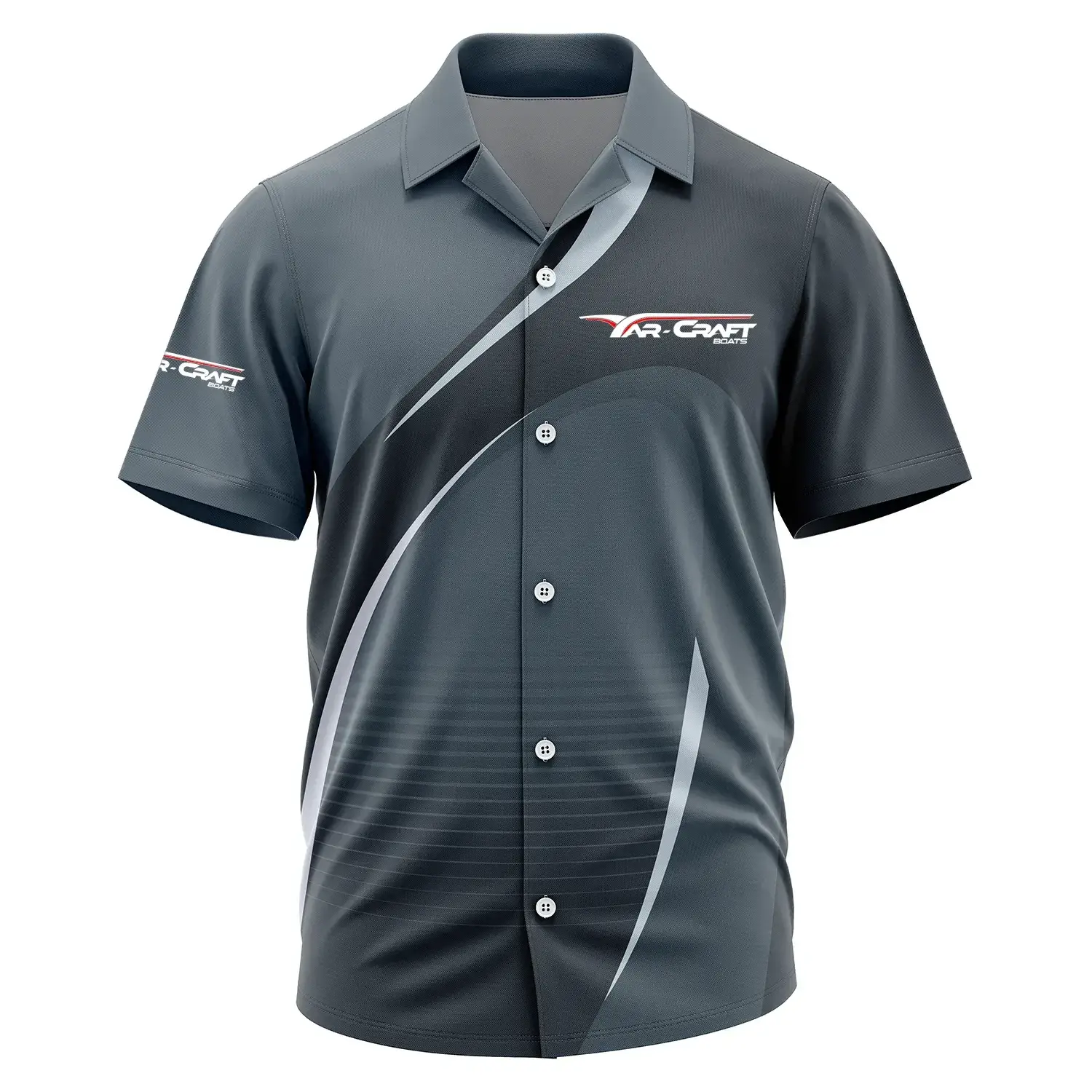 Yar-Craft Exclusive Logo Short Sleeve Camp Collar Shirt TTFSHWSCS001YCZ – Yar-Craft Camp Collar Shirt
