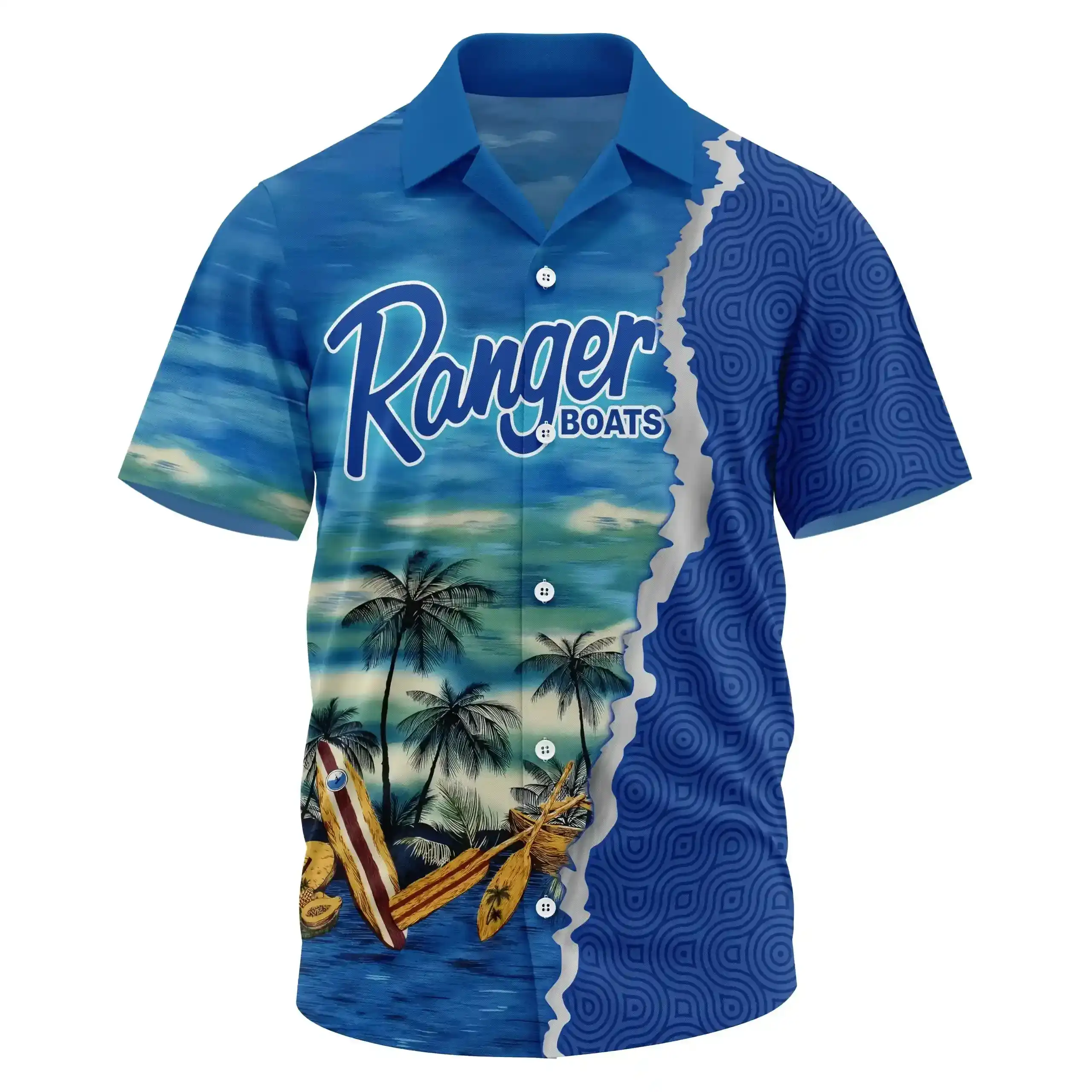 Ranger Exclusive Logo Short Sleeve Camp Collar Shirt TTFSHWSCS014RBZ – Ranger Shirt