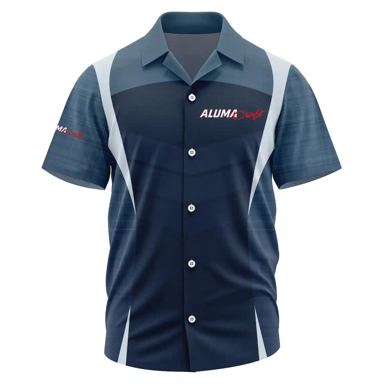 Alumacraft Exclusive Logo Short Sleeve Camp Collar Shirt TTFSHWSCS1903003ACZ – Alumacraft Shirt – Alumacraft Shirt