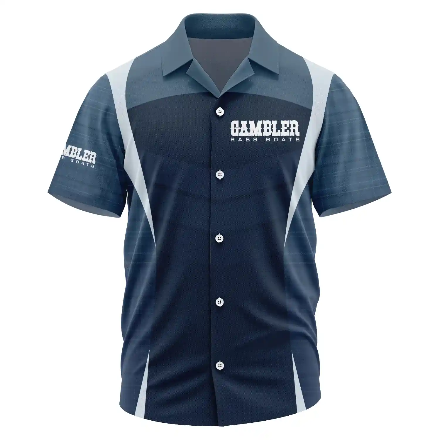 Gambler Exclusive Logo Short Sleeve Camp Collar Shirt TTFSHWSCS1903003GBZ – Gambler Shirt