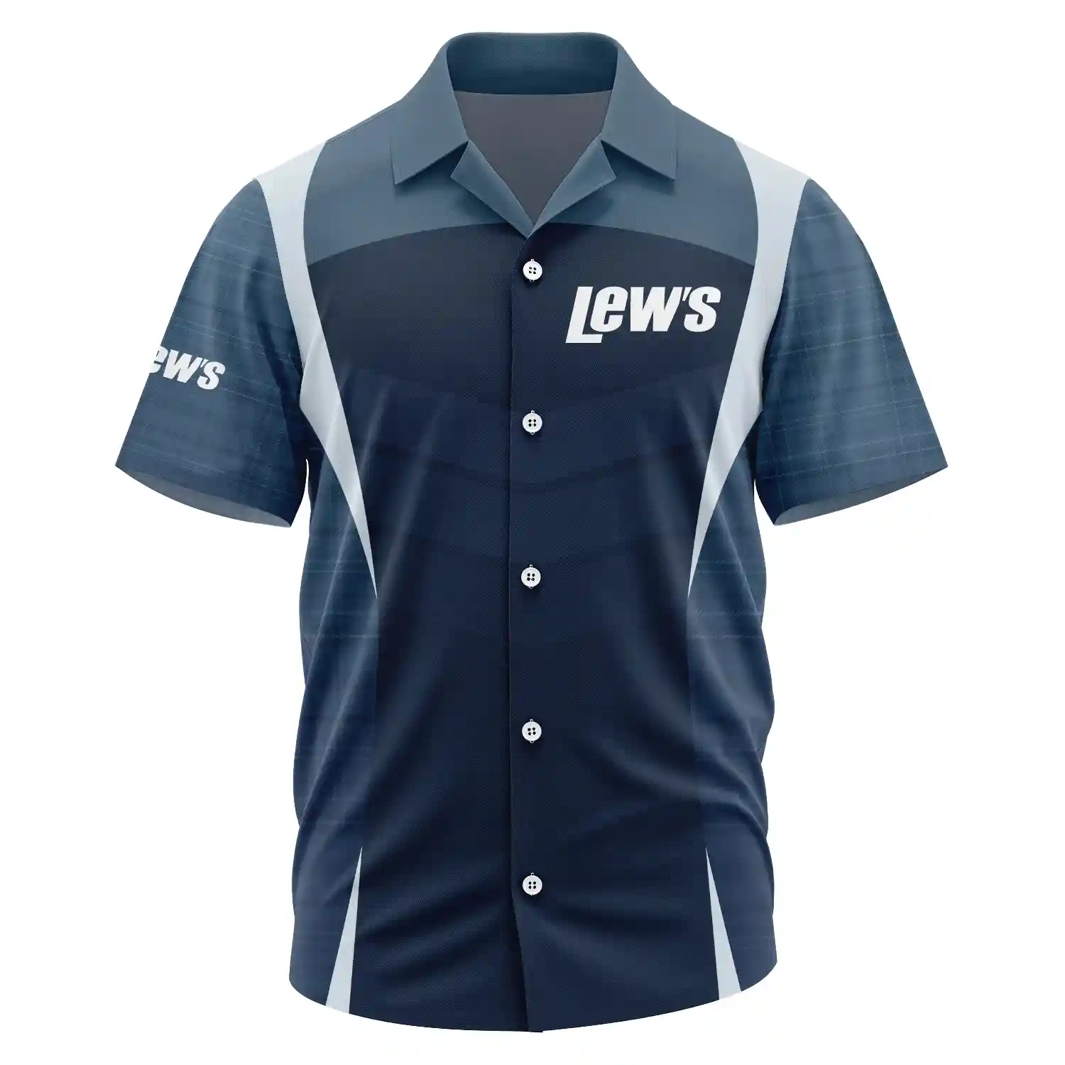 Lew’s Exclusive Logo Short Sleeve Camp Collar Shirt TTFSHWSCS1903003LSZ – Lew’s Shirt