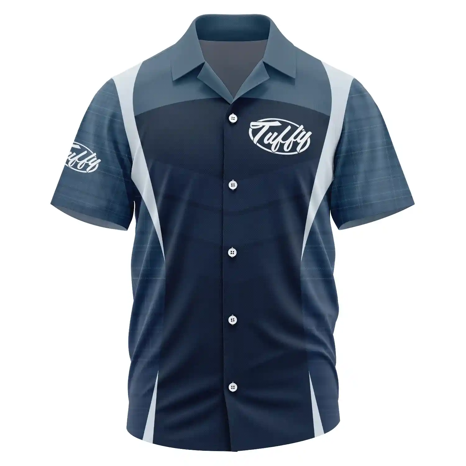 Tuffy Exclusive Logo Short Sleeve Camp Collar Shirt TTFSHWSCS1903003TUZ – Tuffy Shirt