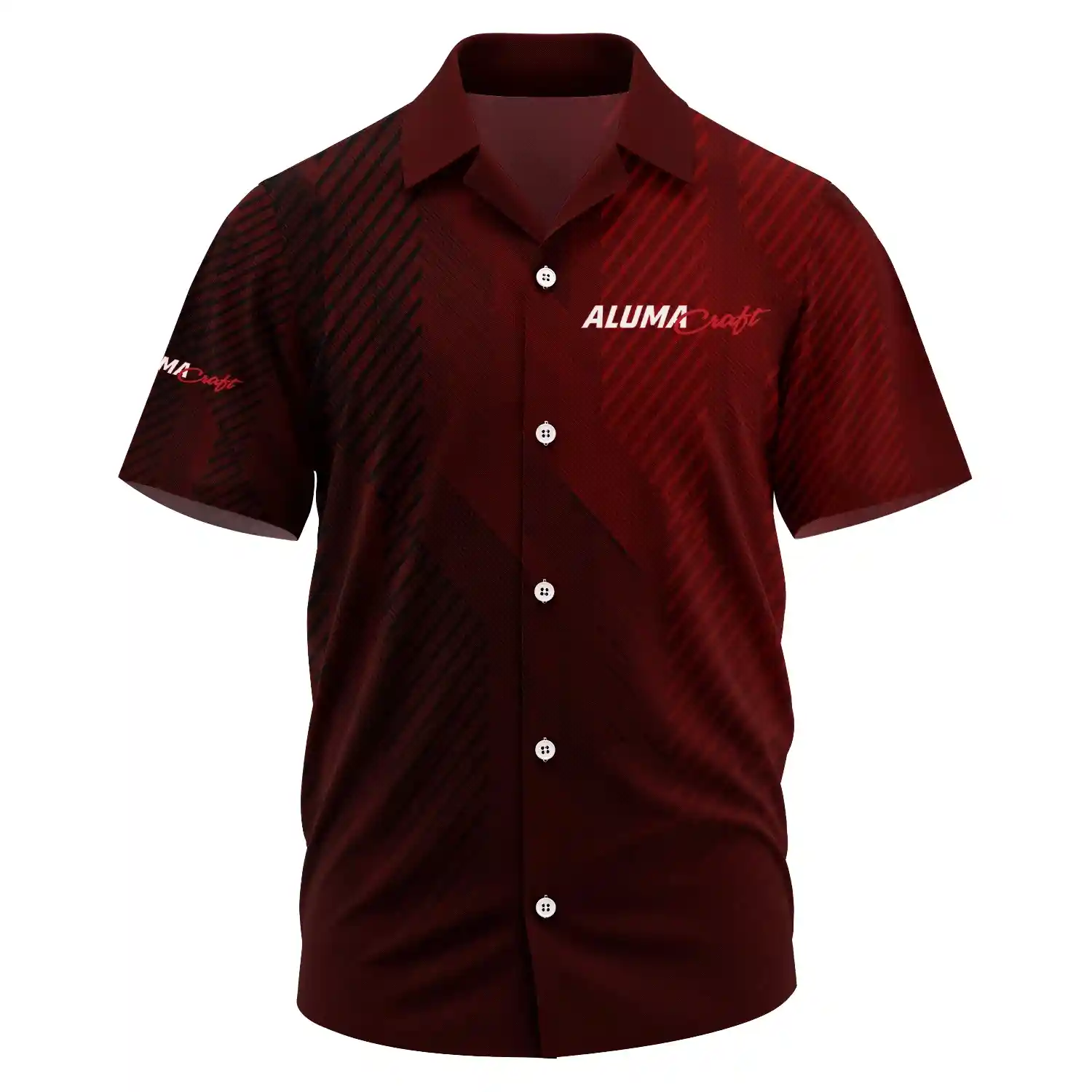 Alumacraft Exclusive Logo Short Sleeve Camp Collar Shirt TTFSHWSCS1903006ACZ – Alumacraft Shirt