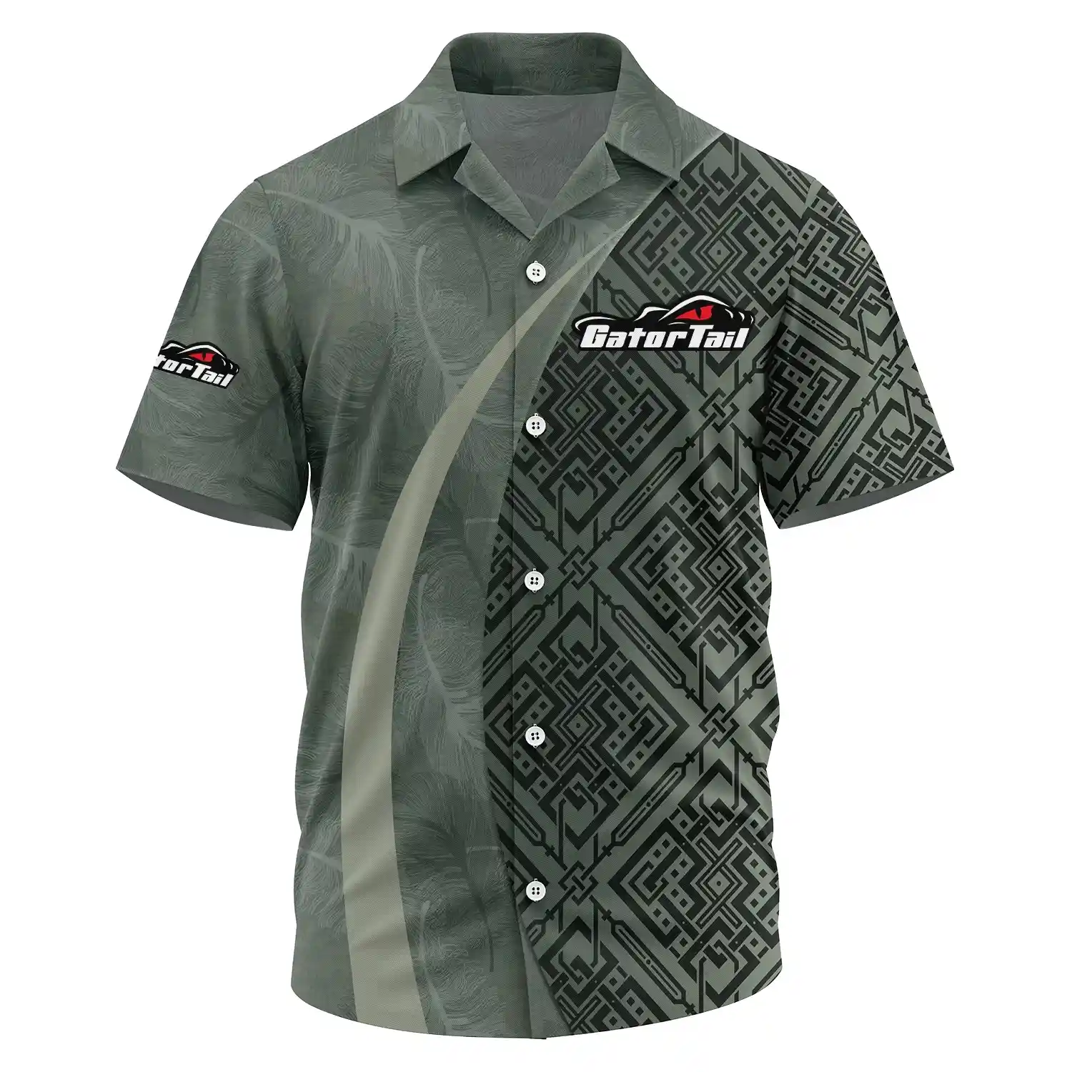 GatorTail Exclusive Logo Short Sleeve Camp Collar Shirt TTFSHWSCS1903012GTZ – GatorTail Shirt
