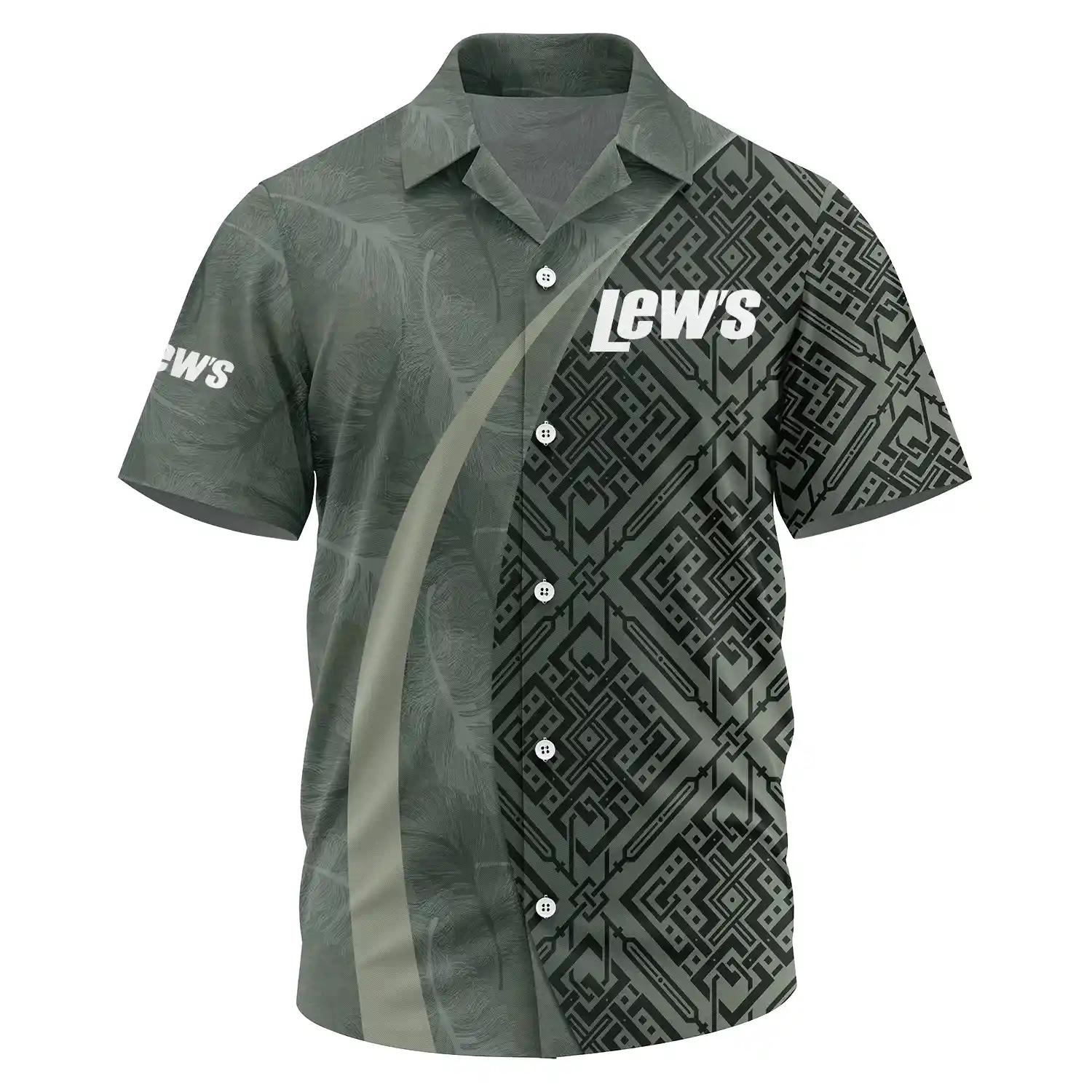 Lew’s Exclusive Logo Short Sleeve Camp Collar Shirt TTFSHWSCS1903012LSZ – Lew’s Shirt