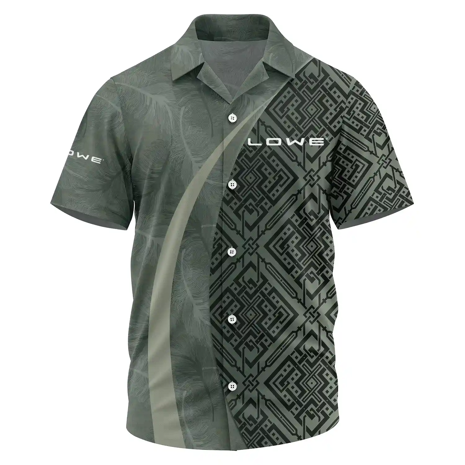 Lowe Exclusive Logo Short Sleeve Camp Collar Shirt TTFSHWSCS1903012LWZ – Lowe Shirt