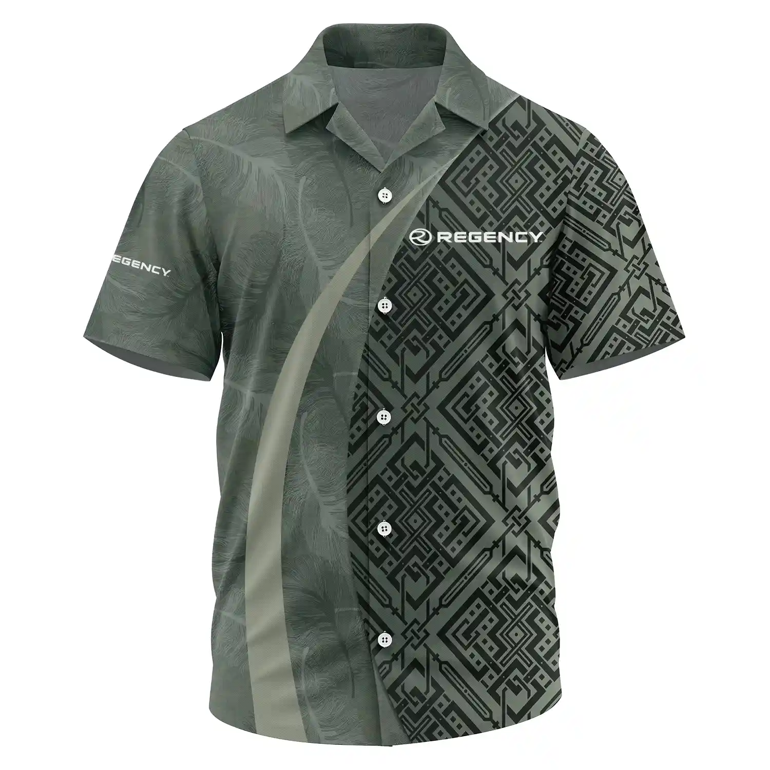 Regency Exclusive Logo Short Sleeve Camp Collar Shirt TTFSHWSCS1903012REZ – Regency Shirt