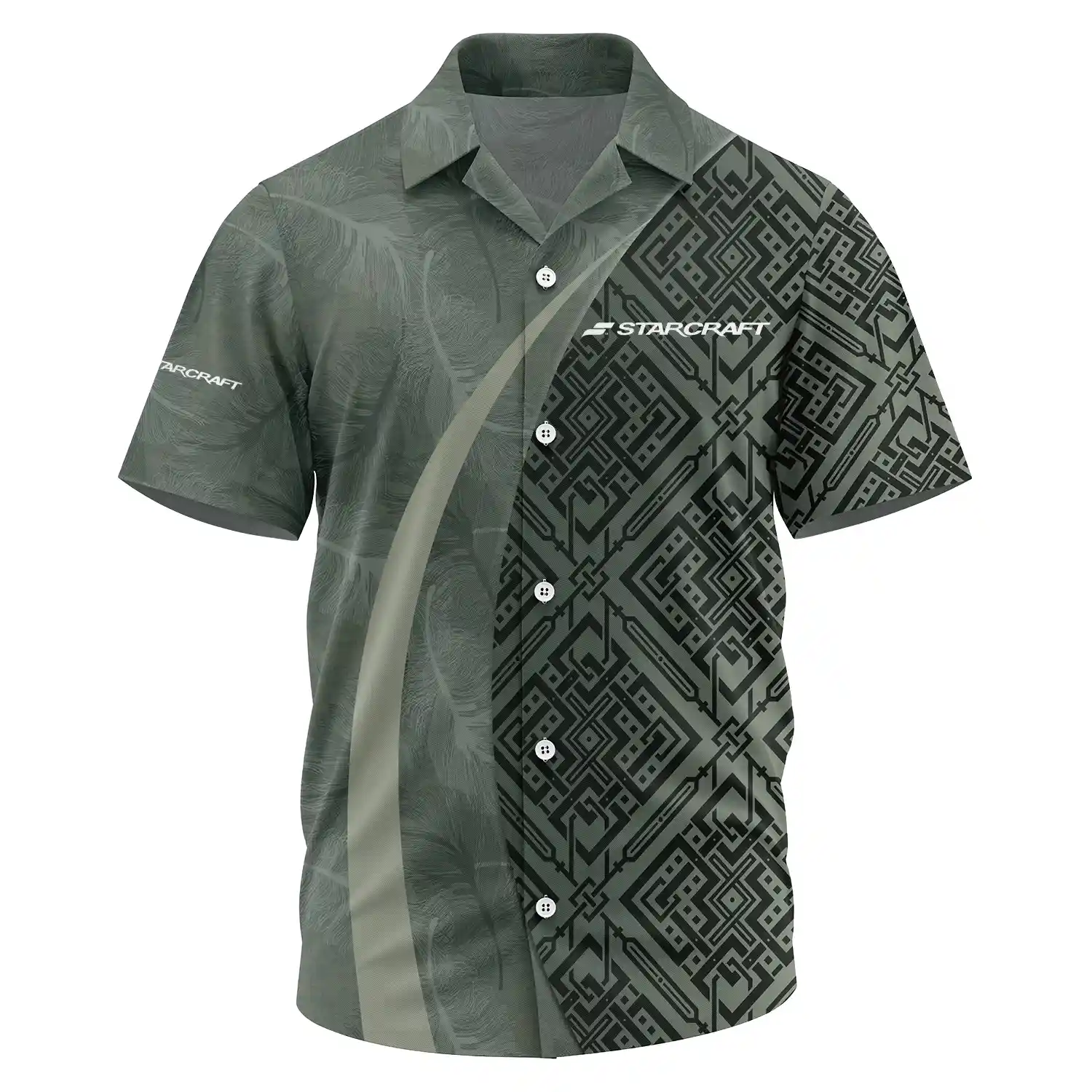 StarCraft Exclusive Logo Short Sleeve Camp Collar Shirt TTFSHWSCS1903012SCZ – StarCraft Shirt