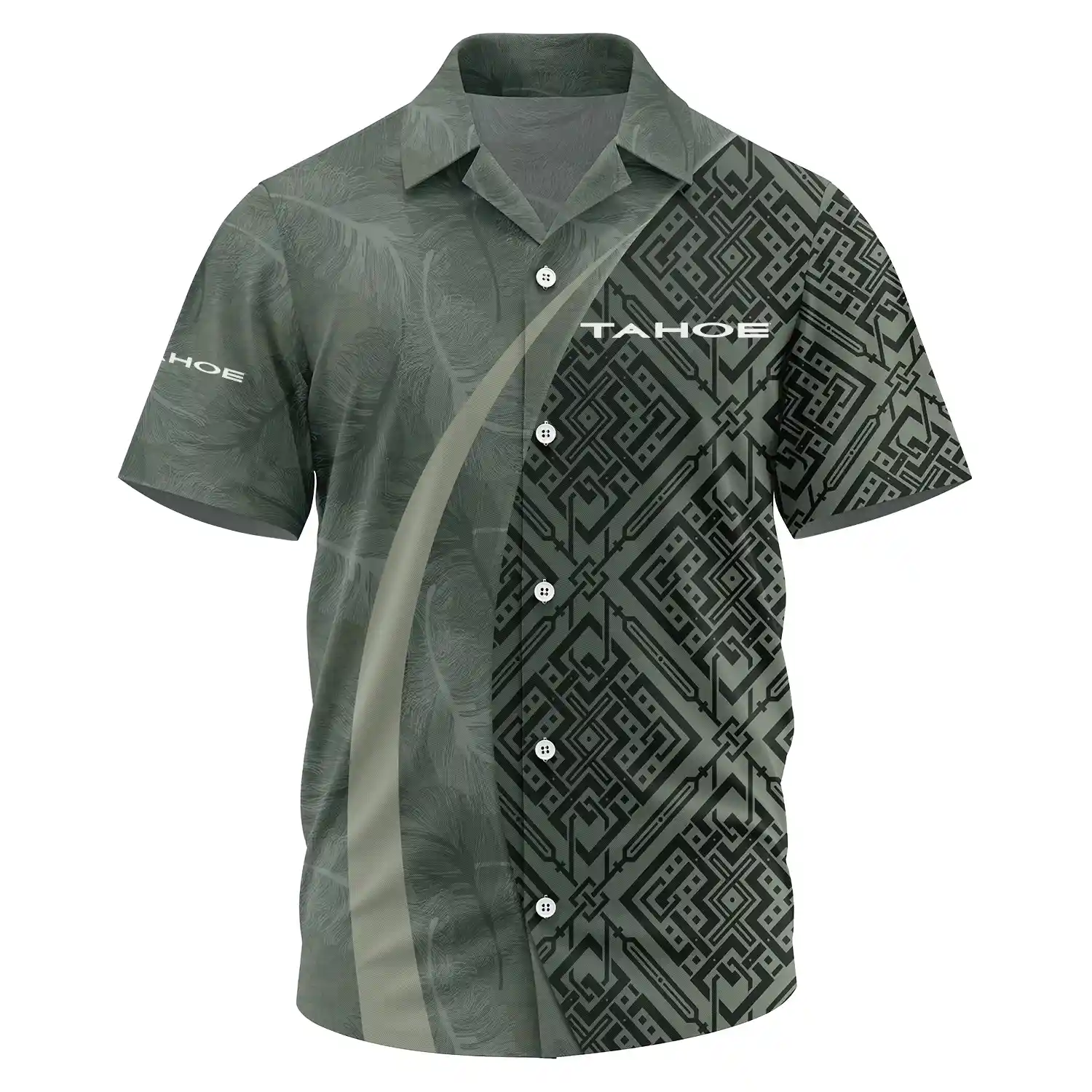 Tahoe Exclusive Logo Short Sleeve Camp Collar Shirt TTFSHWSCS1903012TAZ – Tahoe Shirt