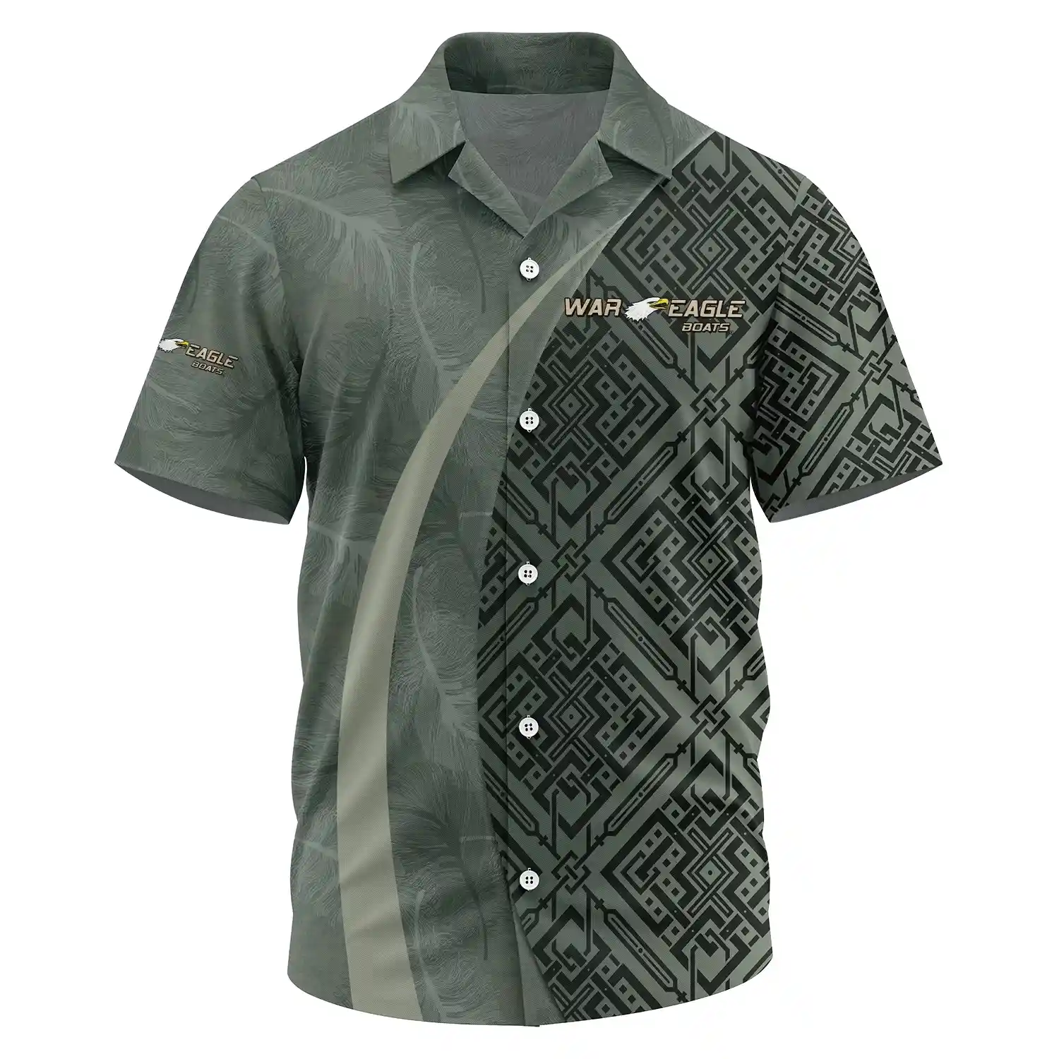 War Eagle Exclusive Logo Short Sleeve Camp Collar Shirt TTFSHWSCS1903012WEZ – War Eagle Shirt