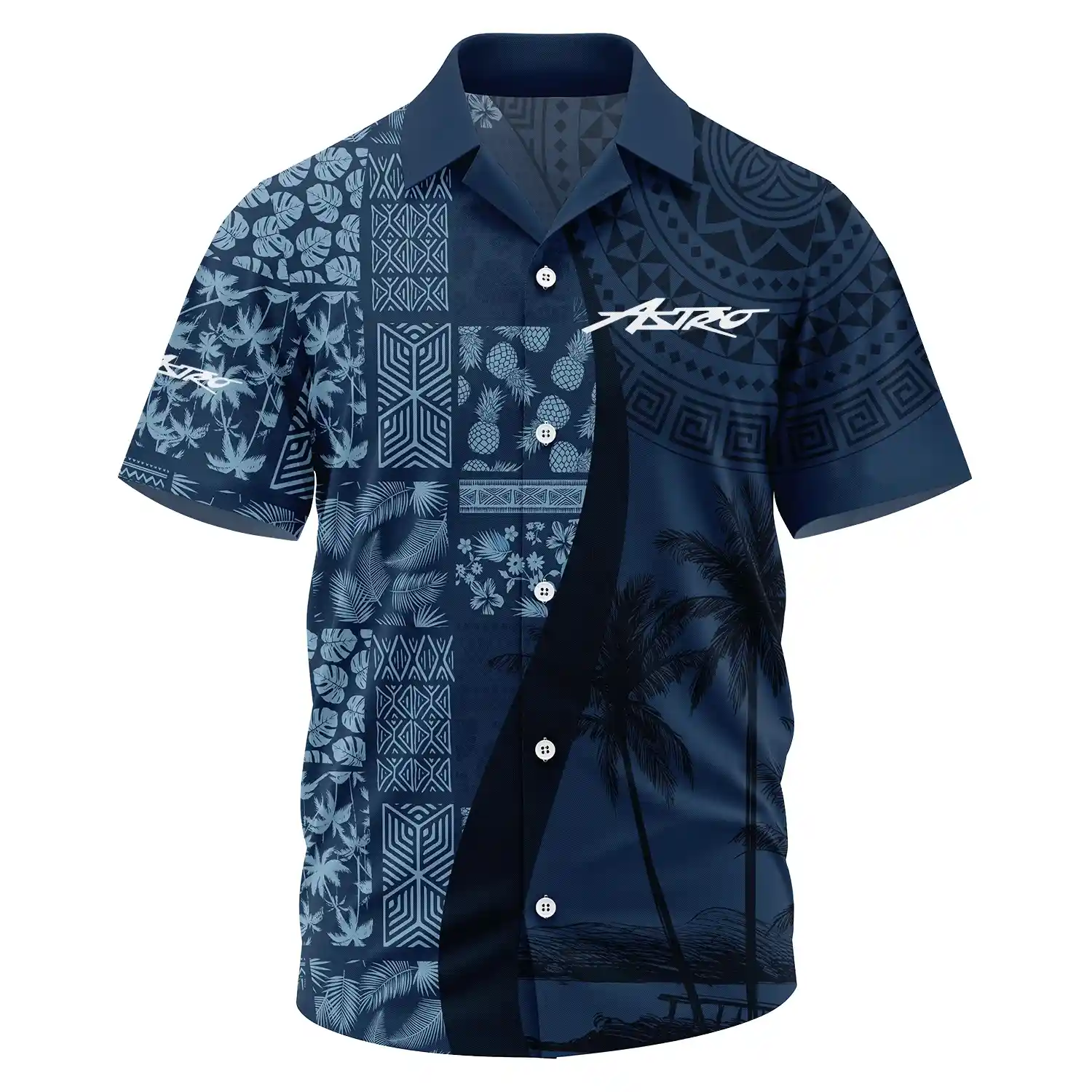 Astro Exclusive Logo Short Sleeve Camp Collar Shirt TTFSHWSCS1903013ASZ – Astro Shirt