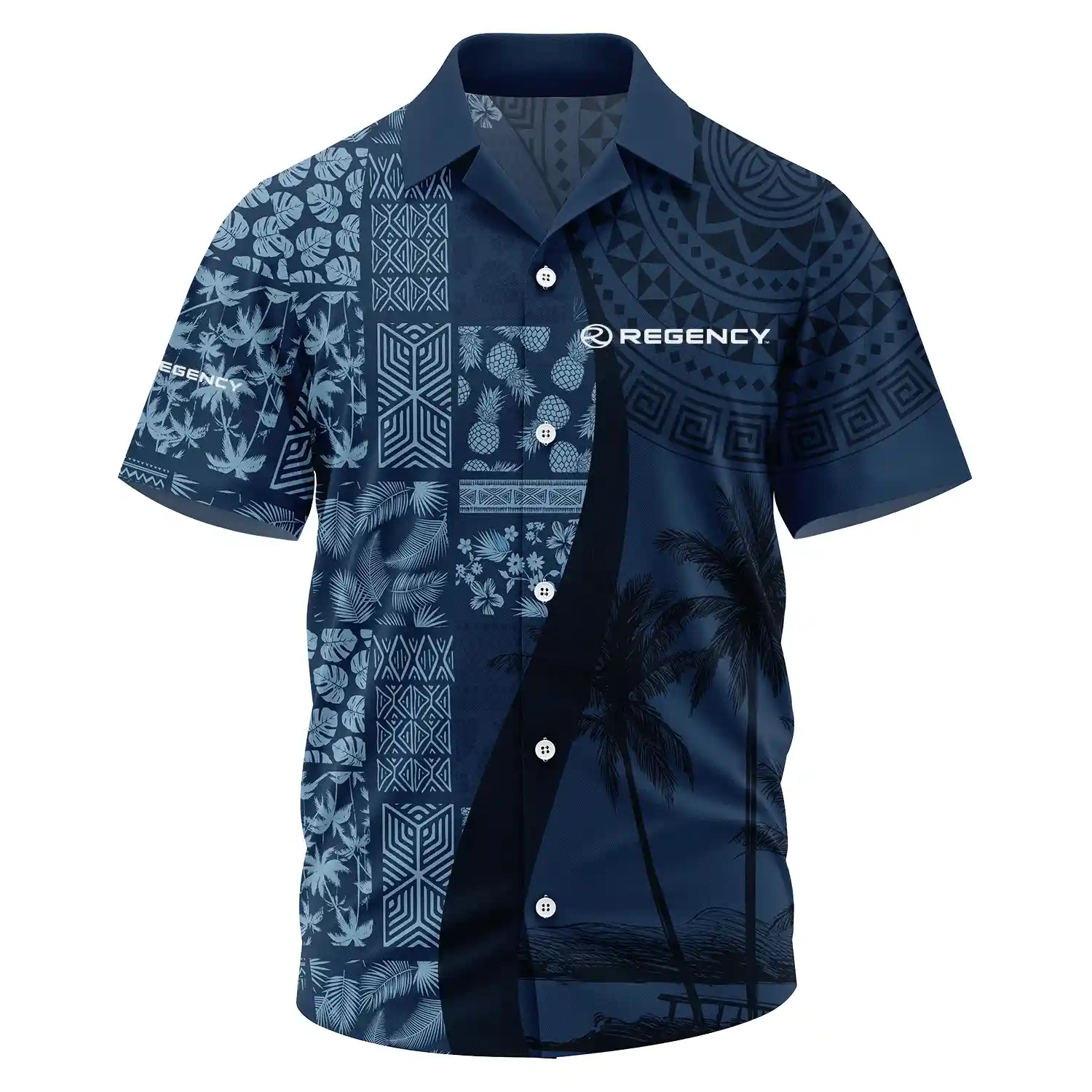 Regency Exclusive Logo Short Sleeve Camp Collar Shirt TTFSHWSCS1903013REZ – Regency Shirt