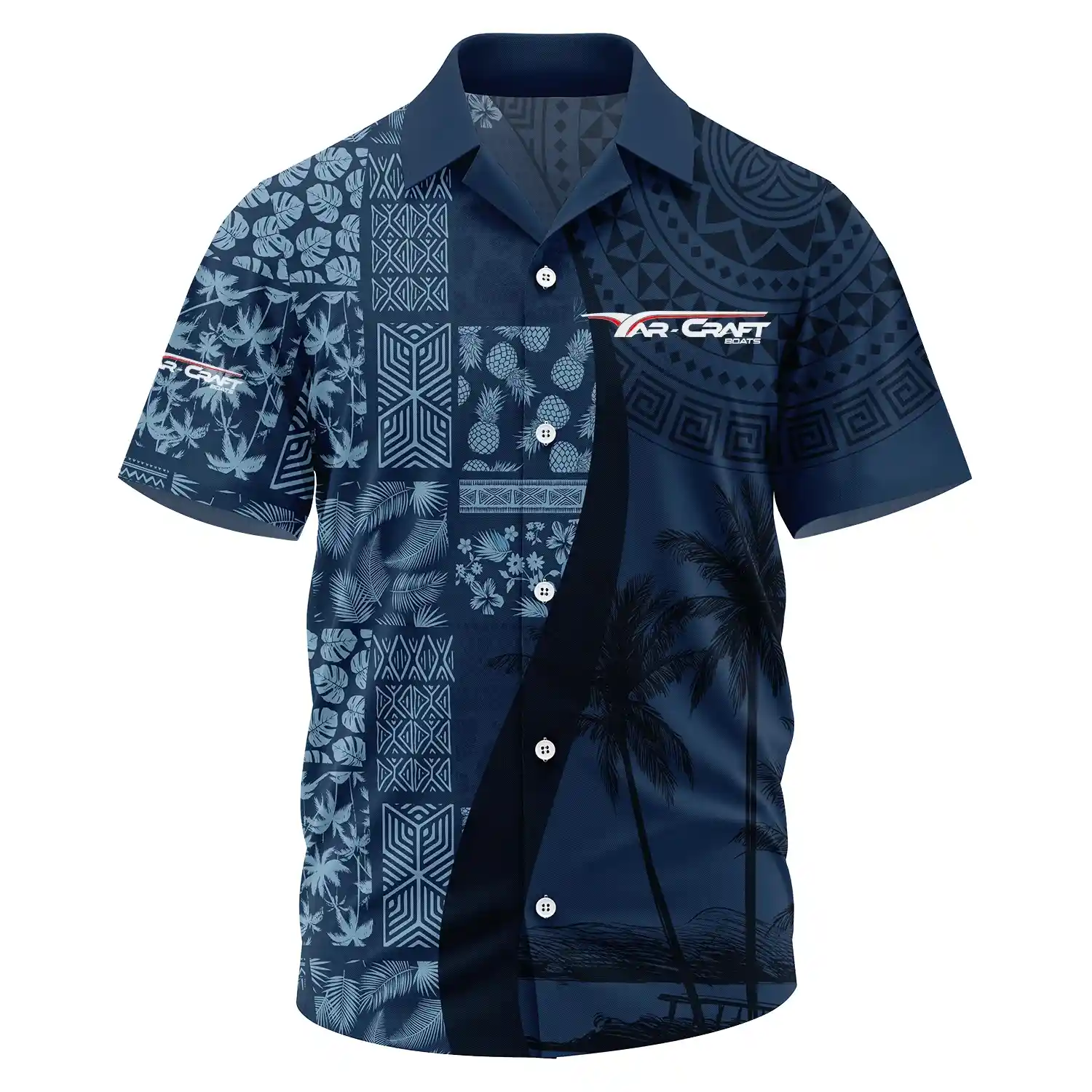 Yar-Craft Exclusive Logo Short Sleeve Camp Collar Shirt TTFSHWSCS1903013YCZ – Yar-Craft Shirt
