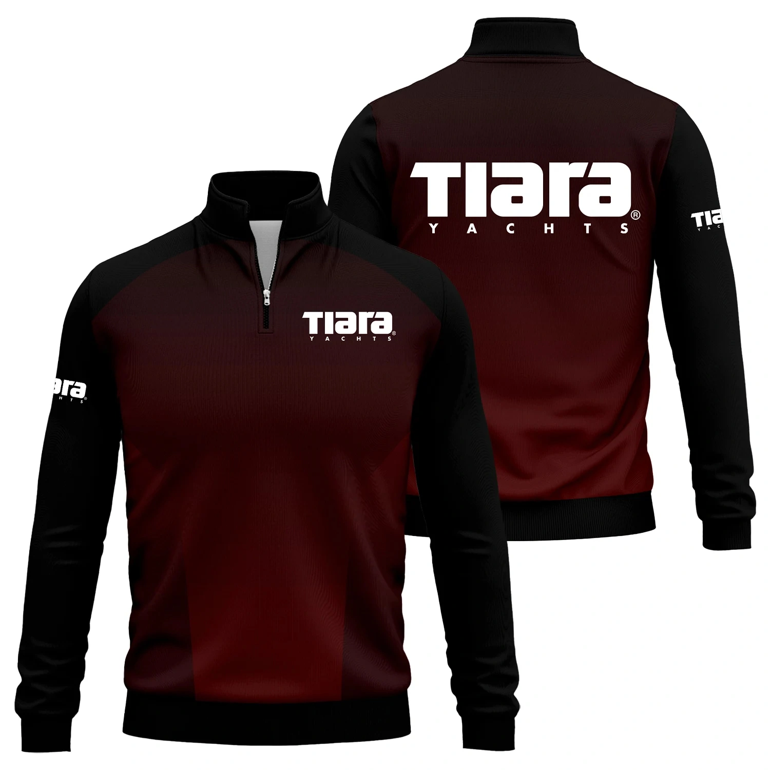 Tiara Yachts Exclusive Logo Quarter-Zip Sweatshirt TTFSQTZ210202TYZ – Tiara Yachts Sweatshirt