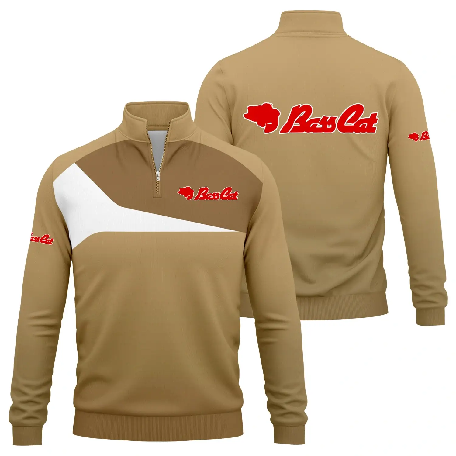 Bass Cat Exclusive Logo Quarter-Zip Sweatshirt TTFSQTZ210203BCZ – Bass Cat Sweatshirt