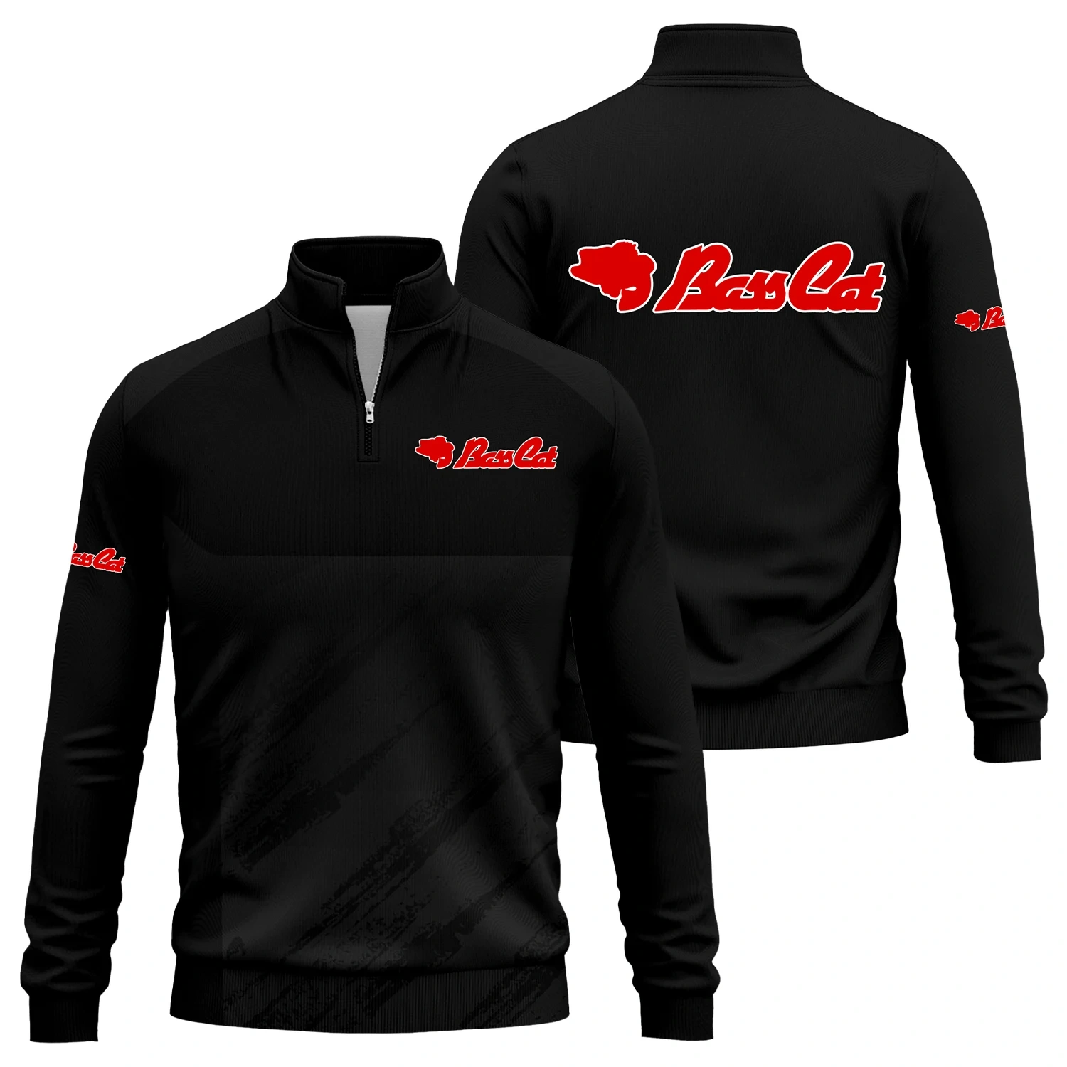 Bass Cat Exclusive Logo Quarter-Zip Sweatshirt TTFSQTZ210204BCZ – Bass Cat Sweatshirt