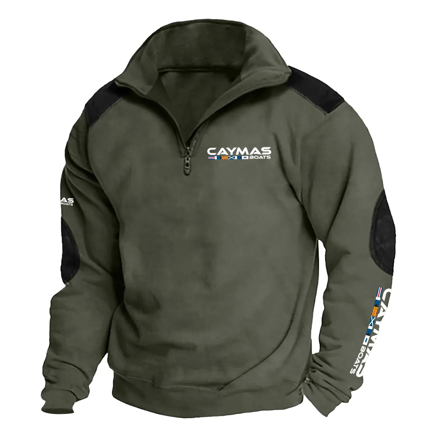 Caymas Exclusive Logo Tactical Quarter-Zip Sweatshirt TTFSSCS2510CBZ – Caymas Sweatshirt