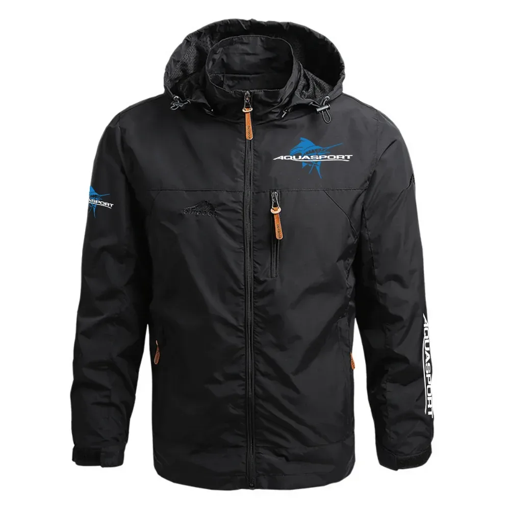 Aquasport Exclusive Logo Waterproof Outdoor Jacket Detachable Hood TTFSWOJ2510ASZ – Aquasport Jacket