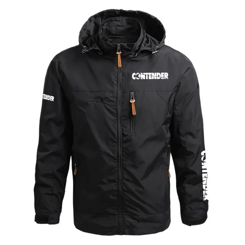 Contender Exclusive Logo Waterproof Outdoor Jacket Detachable Hood TTFSWOJ2510CDZ – Contender Jacket
