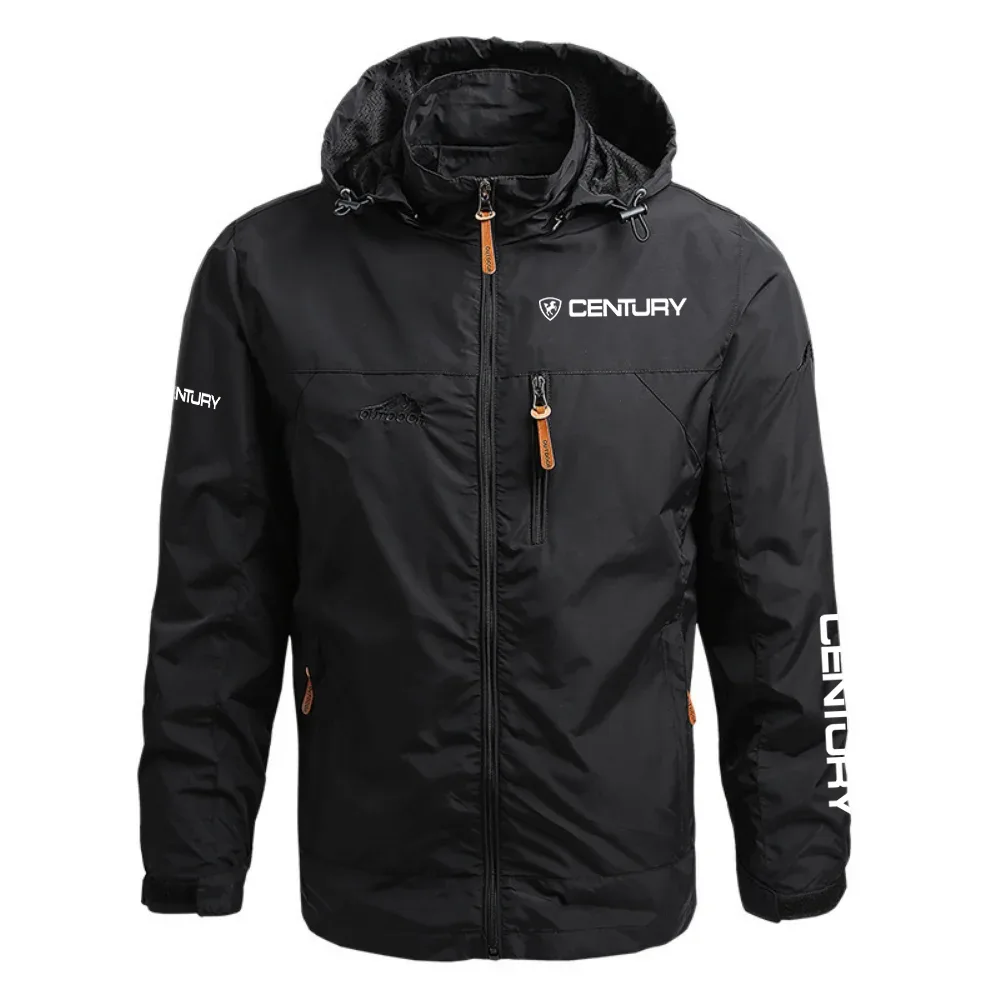 Century Exclusive Logo Waterproof Outdoor Jacket Detachable Hood TTFSWOJ2510CYZ – Century Jacket