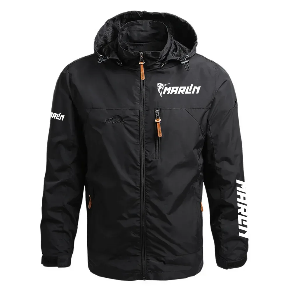Marlin Exclusive Logo Waterproof Outdoor Jacket Detachable Hood TTFSWOJ2510MALZ – Marlin Jacket